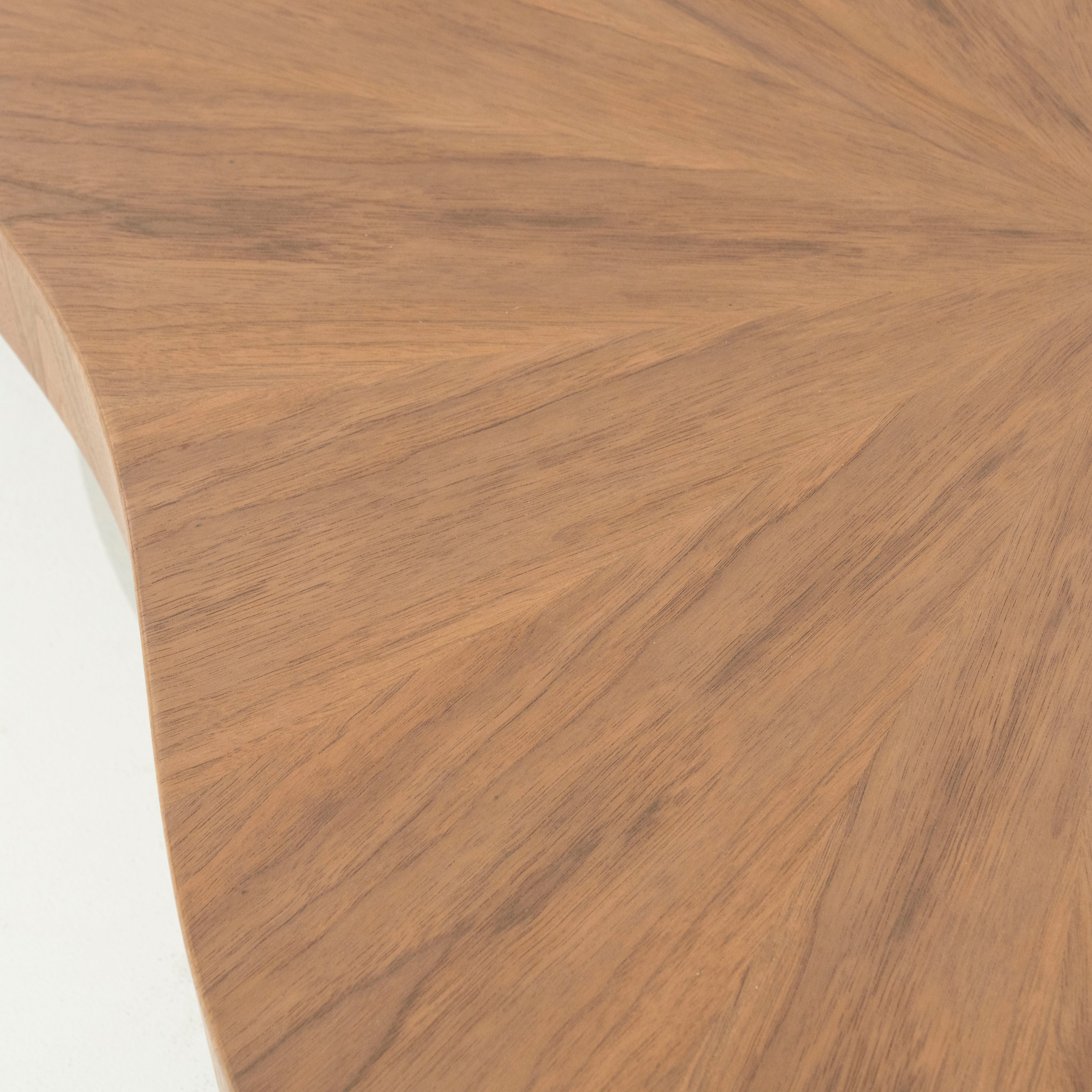 BOBBIE walnut veneer coffee table