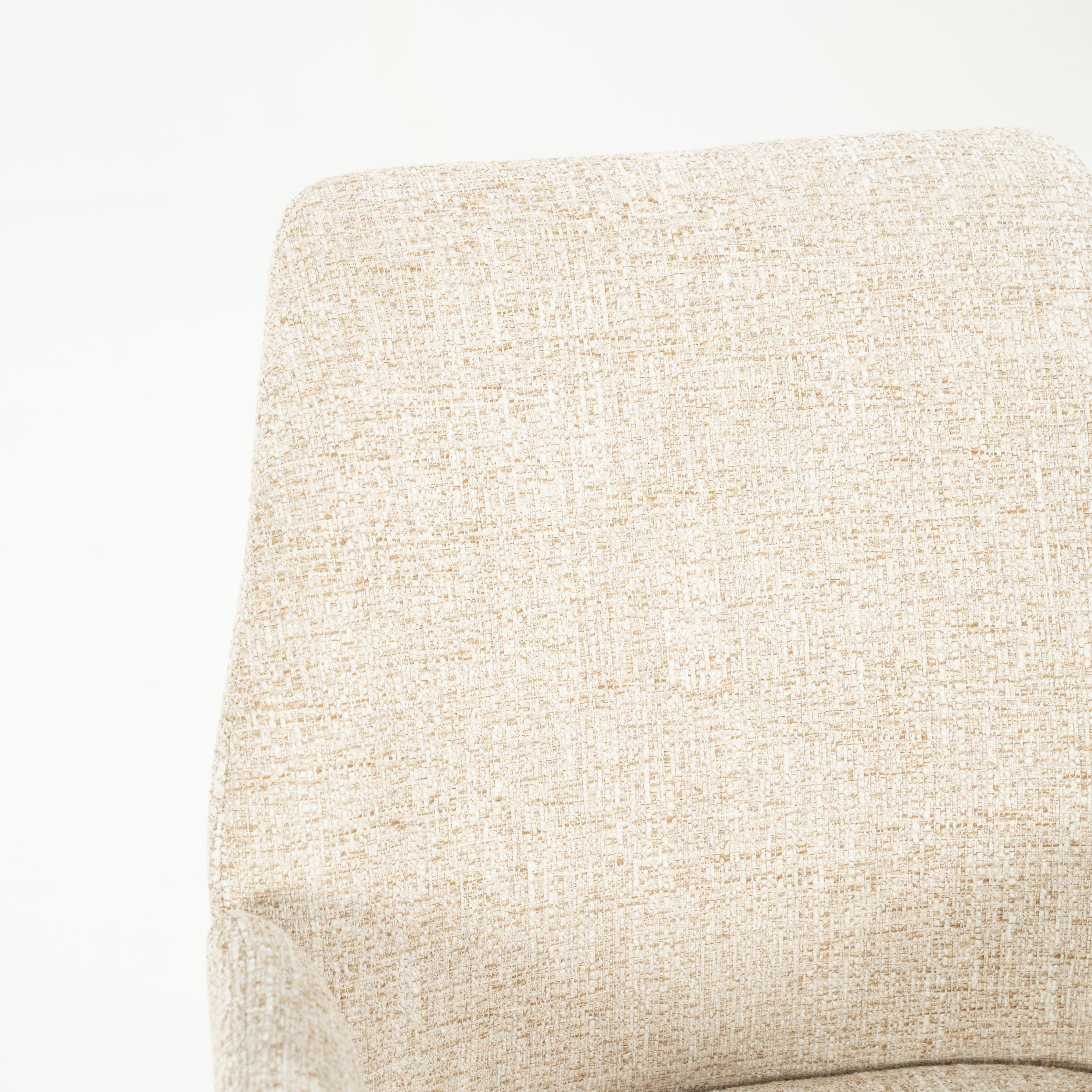 Stoel INDY crème met zwarte basis