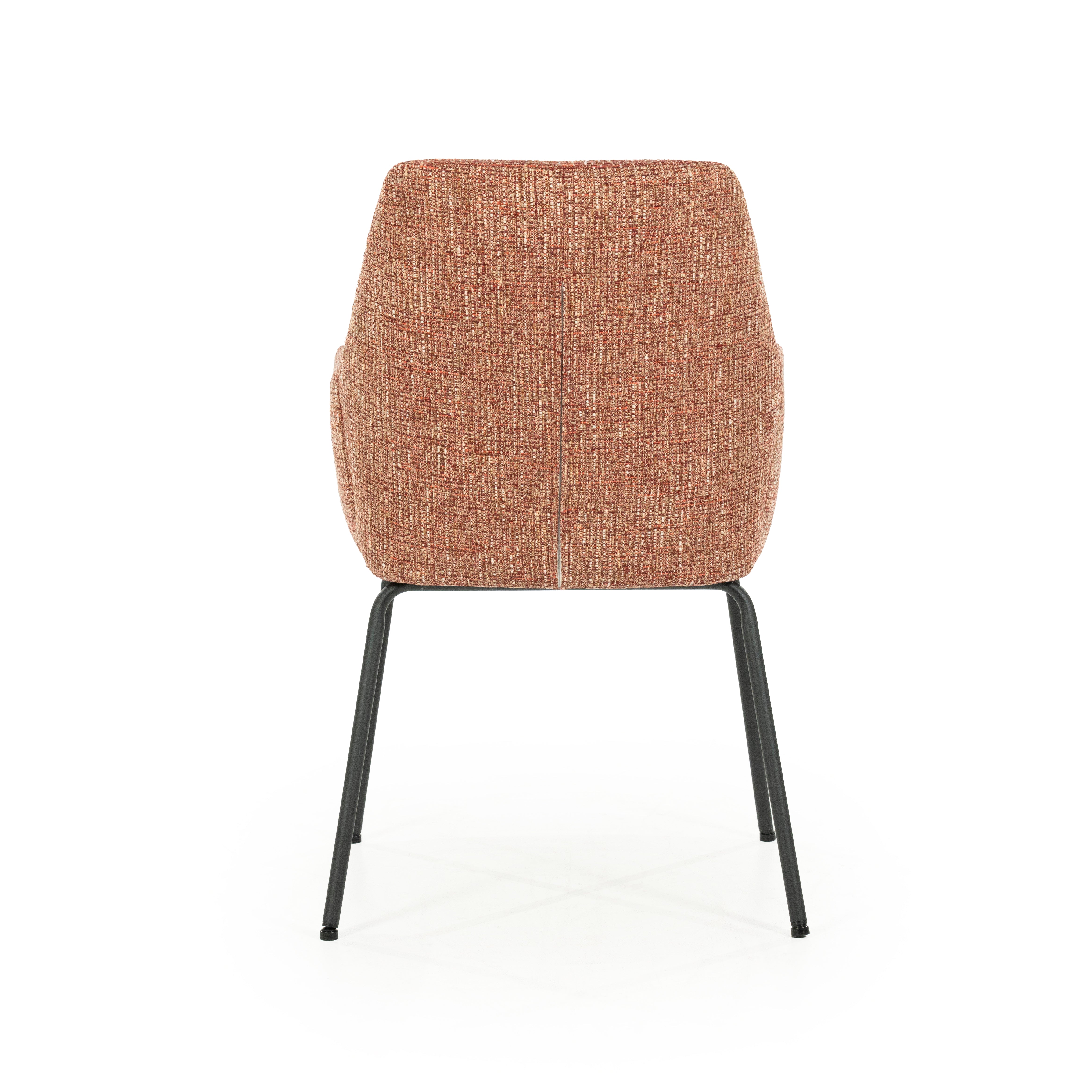 INDY chair terracotta with black base