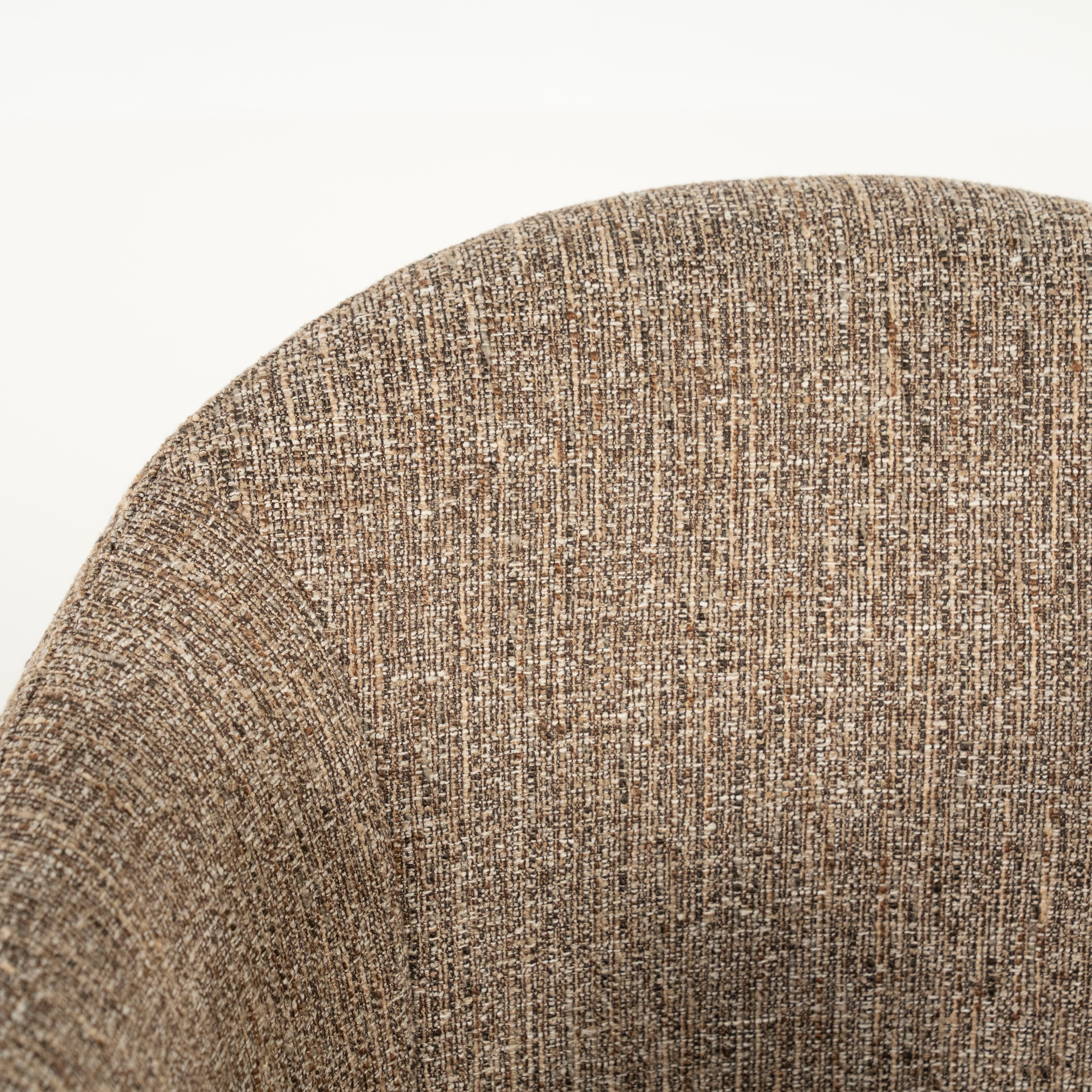 Draaistoel CONNOR bruin met zwarte voet