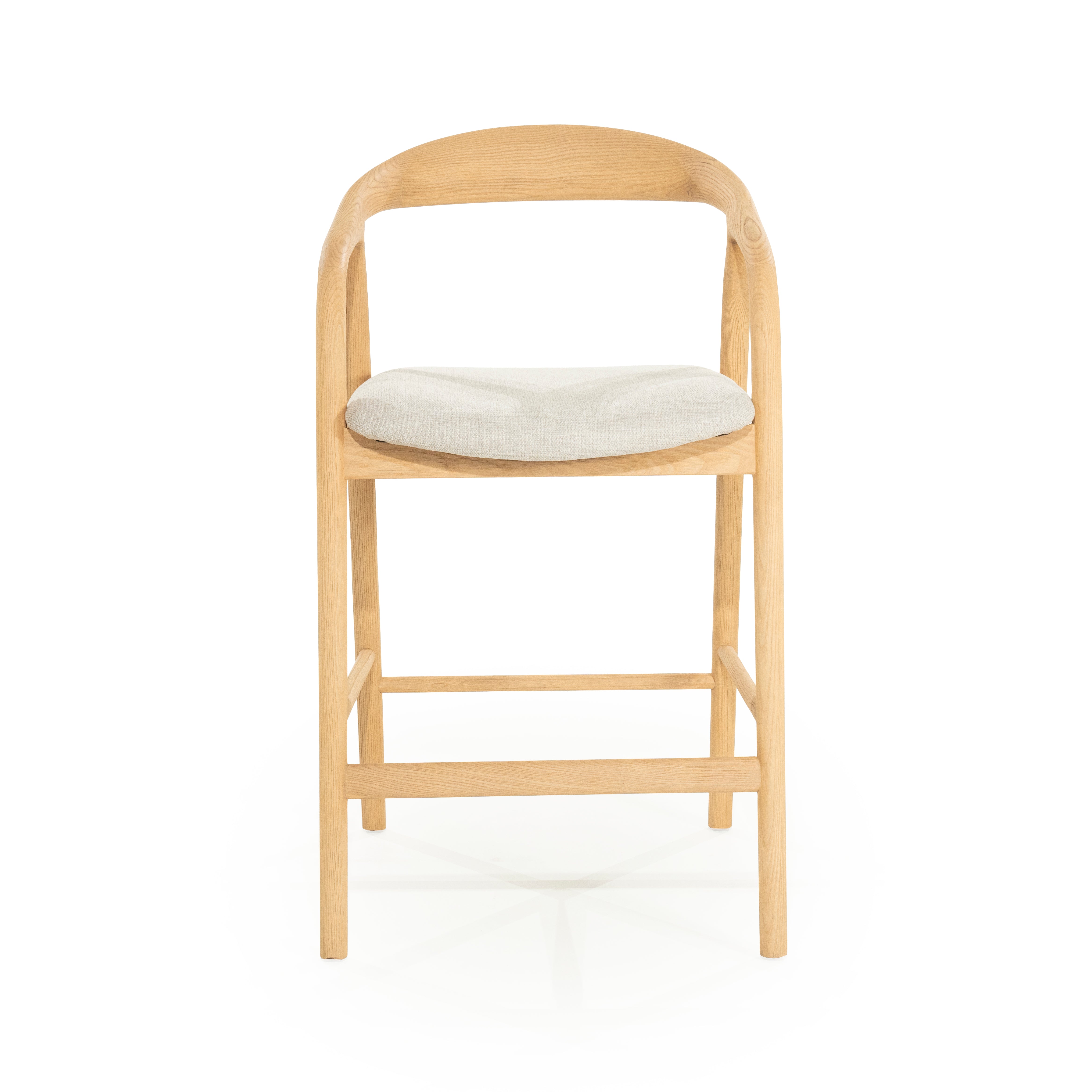 Hocker RAYVEN licht essenhout