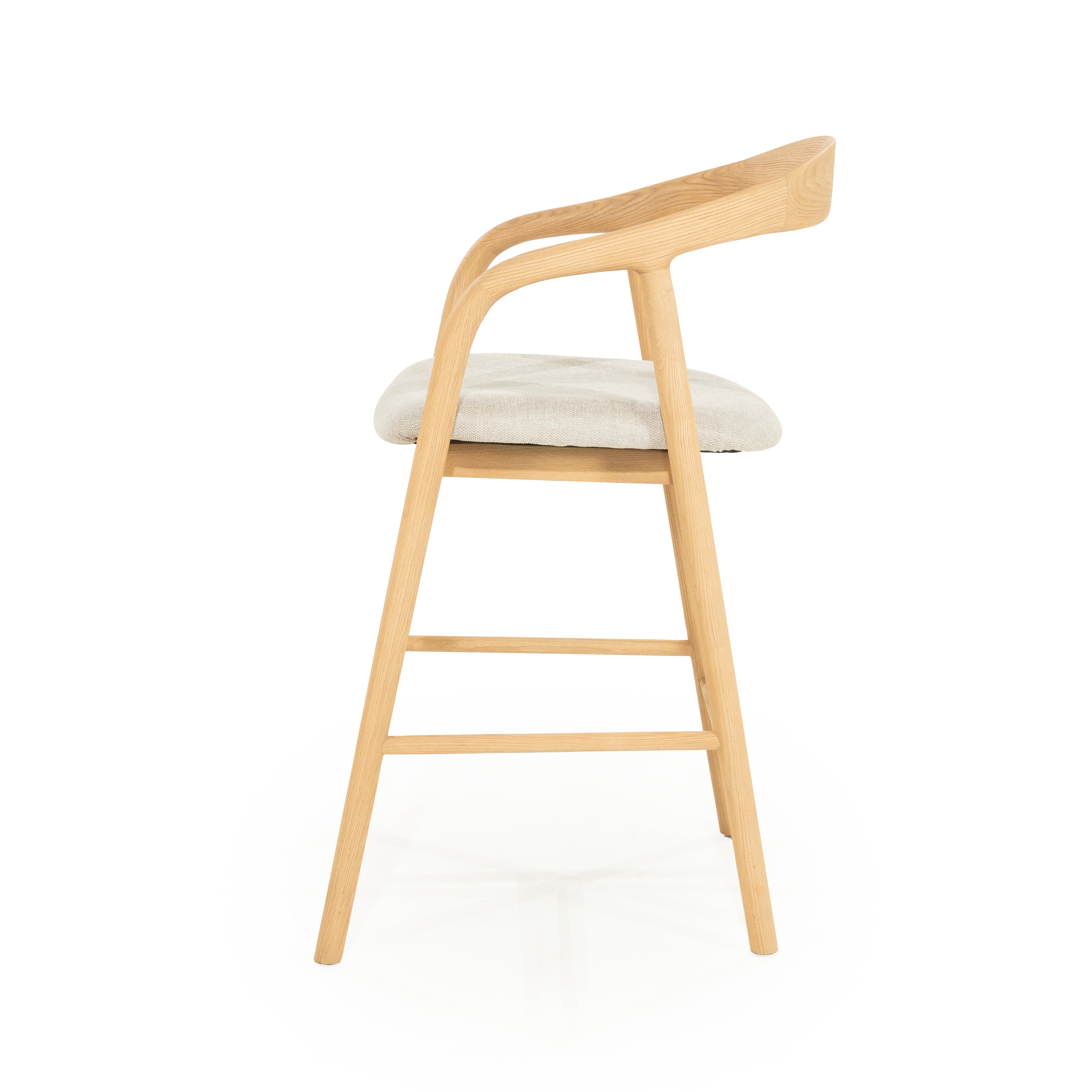 Hocker RAYVEN licht essenhout