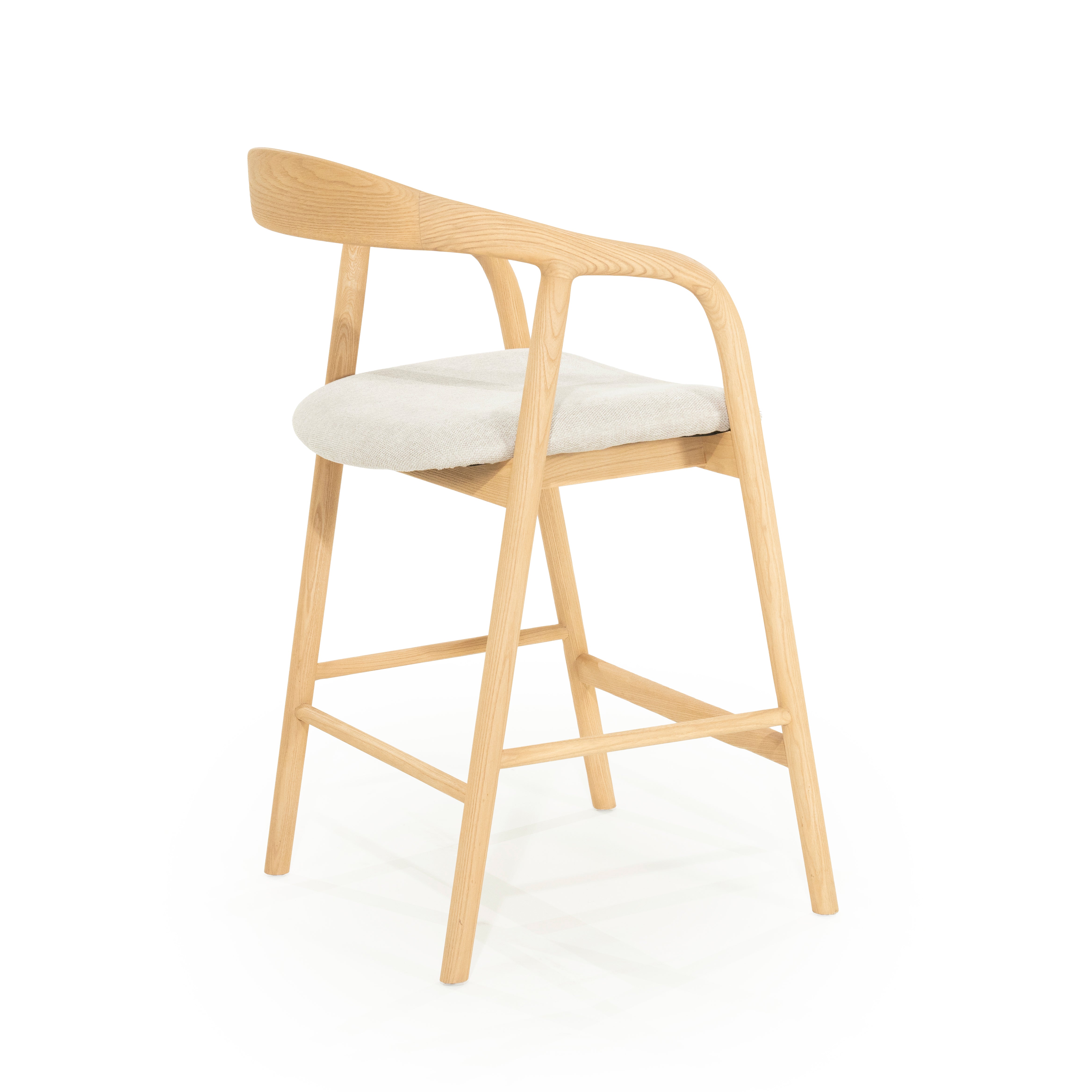 Hocker RAYVEN licht essenhout