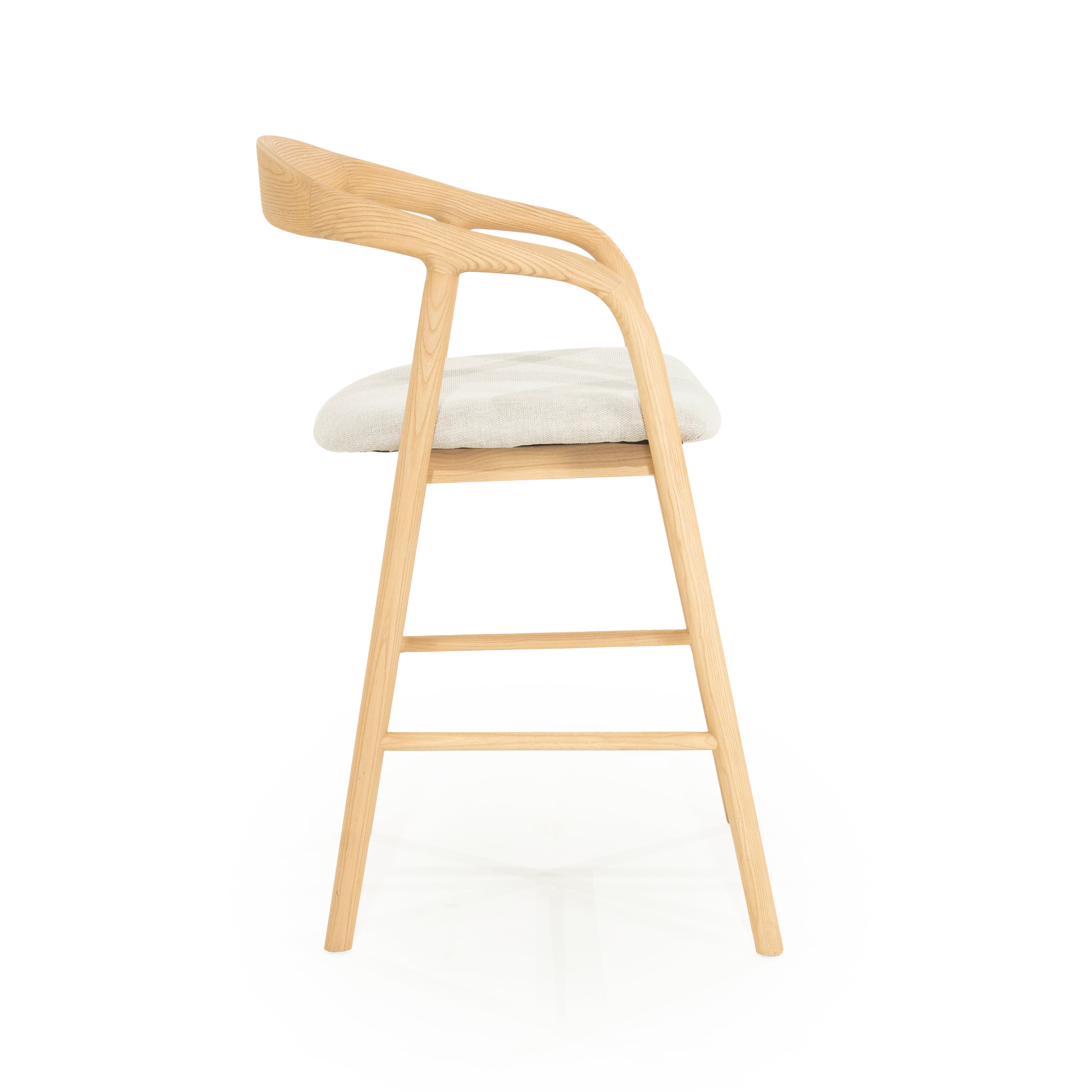 Hocker RAYVEN licht essenhout