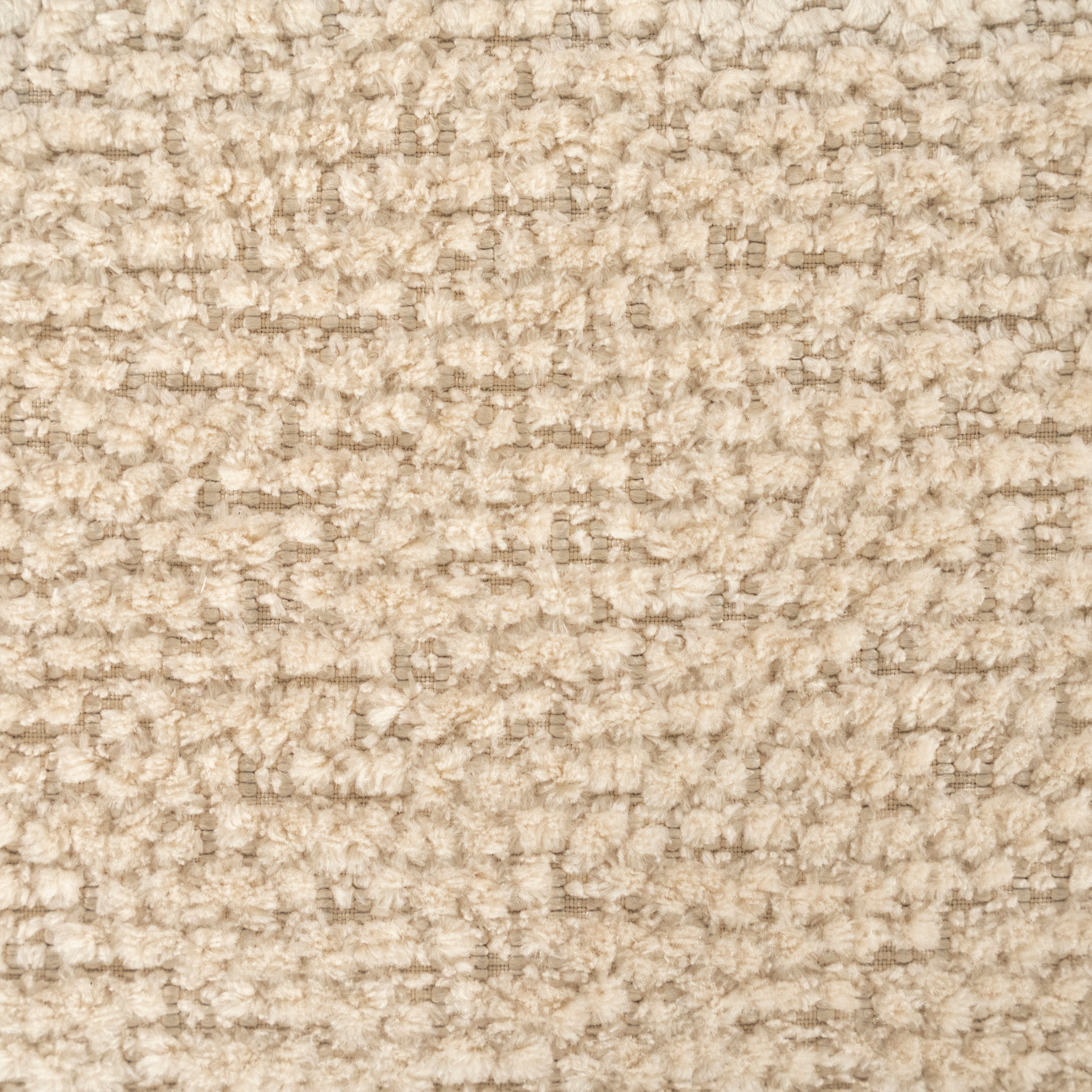 Draaistoel HUGO beige met een donkerbruine basis