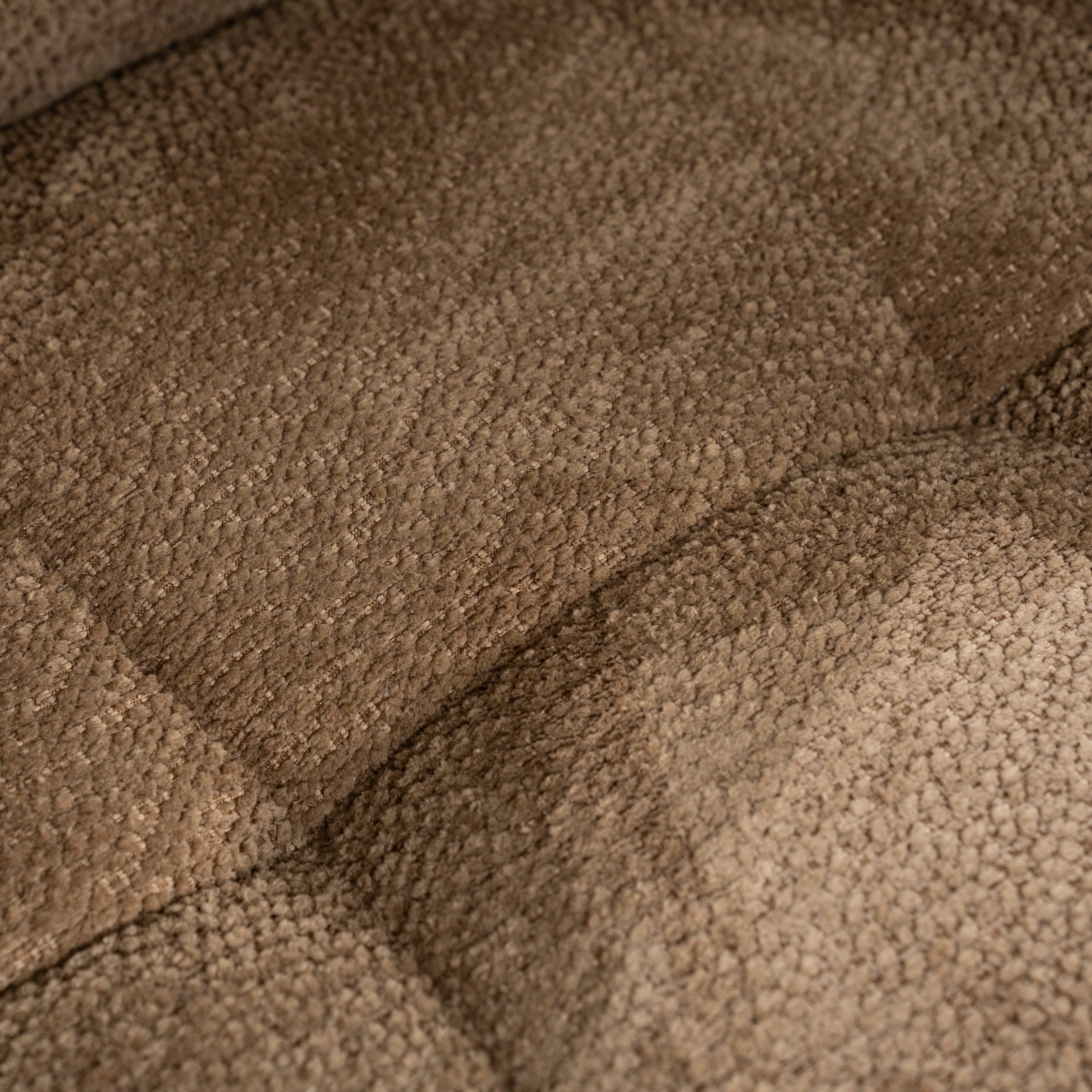 Draaistoel HUGO taupe met een donkerbruine basis