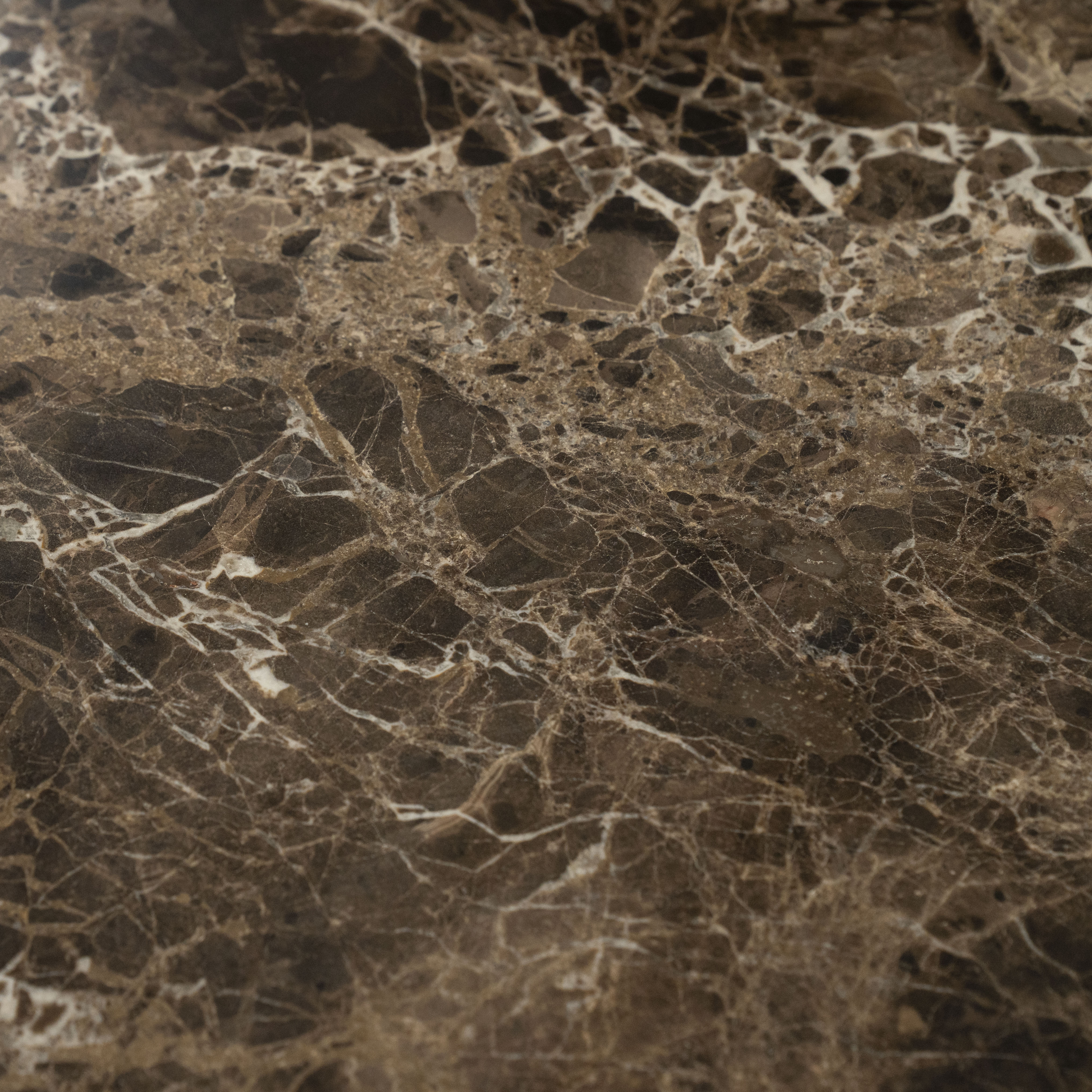 Zijtafel DEVIN bruin Emperador marmer