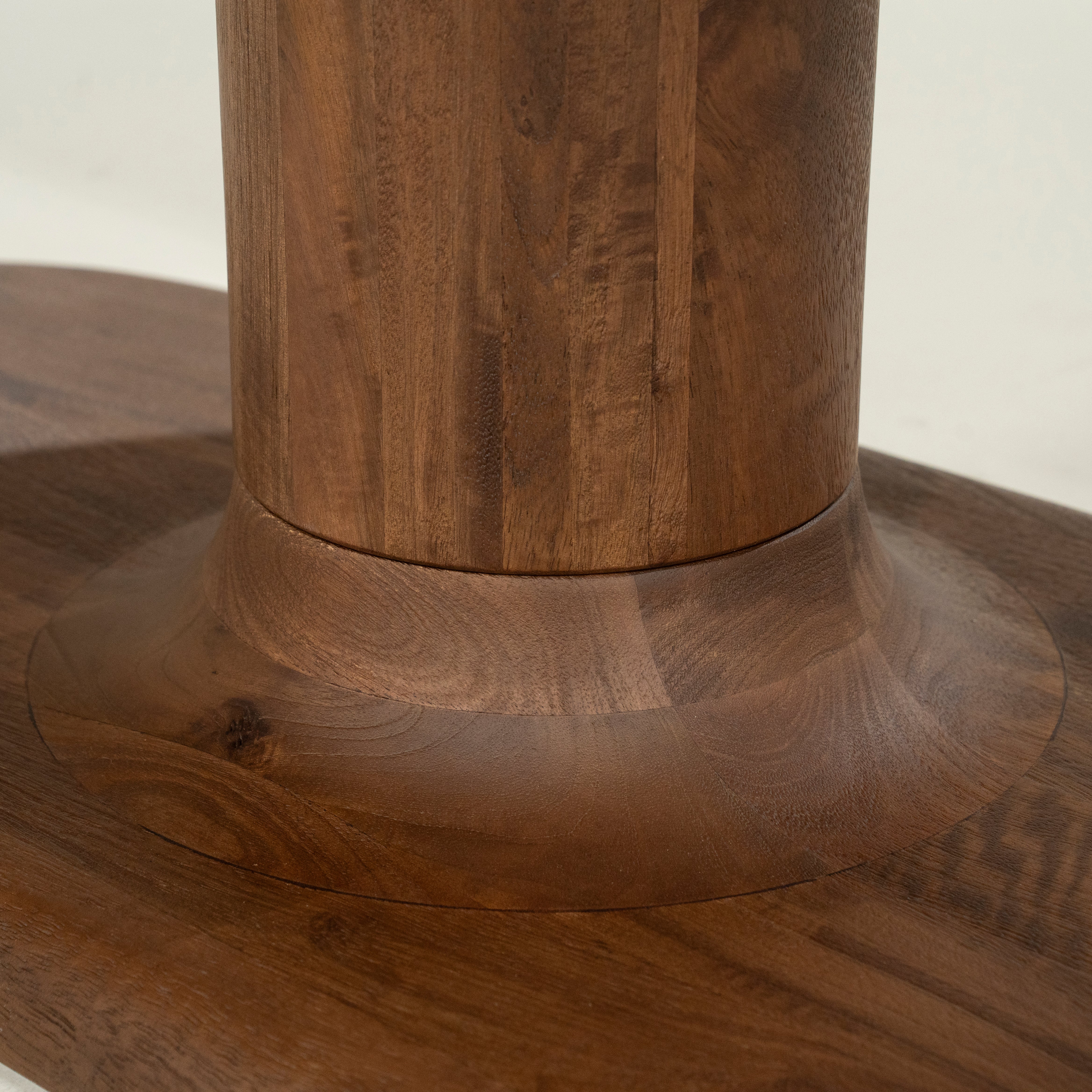 Ovale tafel COCO donkerbruin mango hout