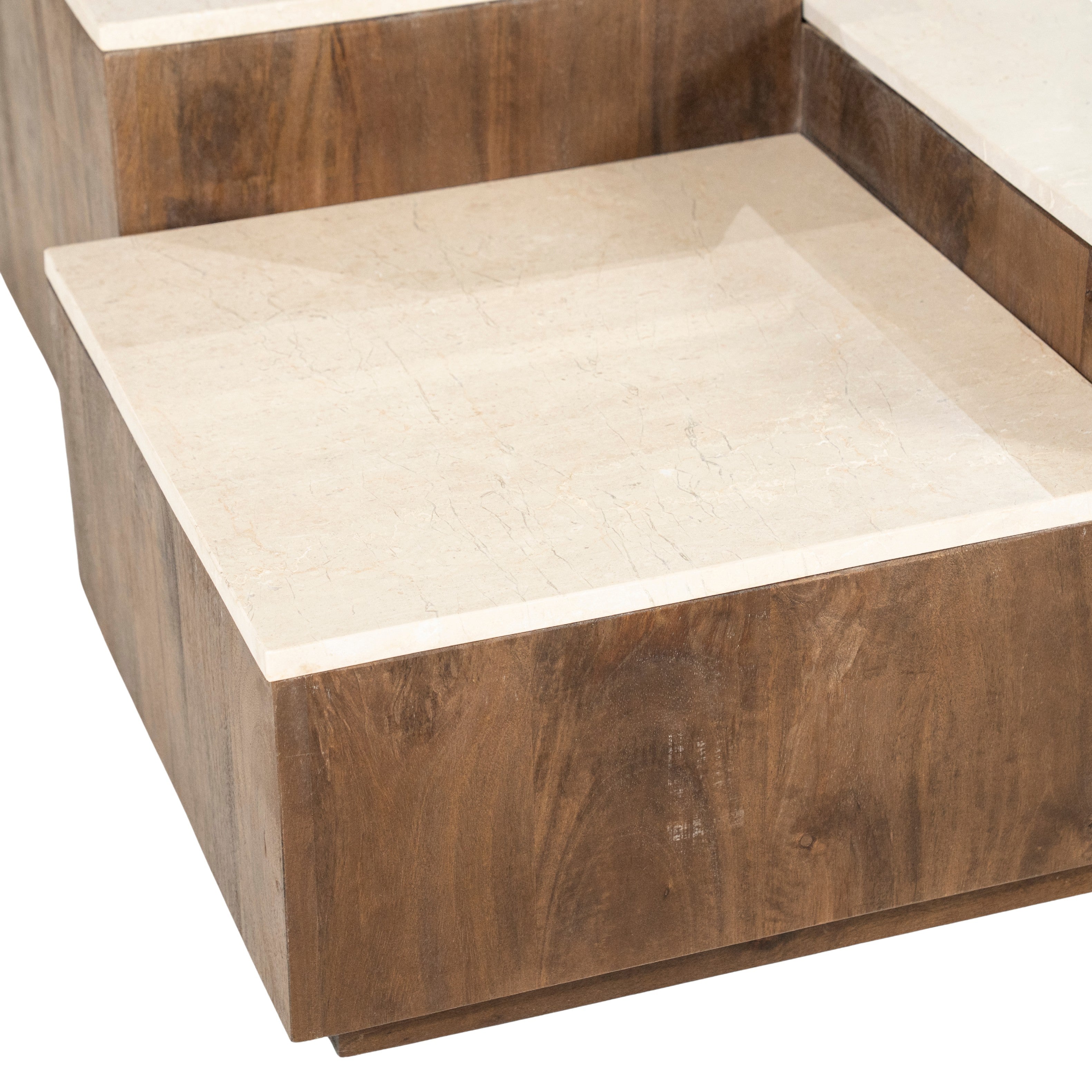 Koffietafel QUIDO van mango-hout