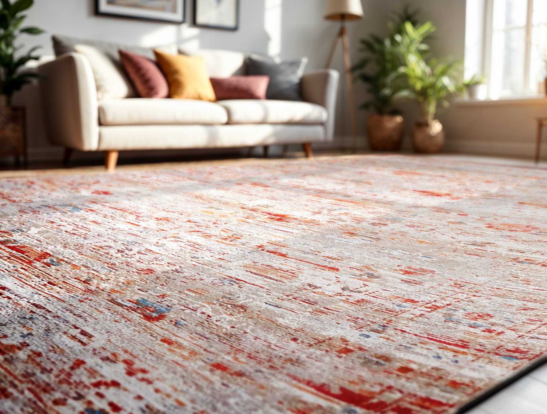 Ushak Galata Sunset beige rug