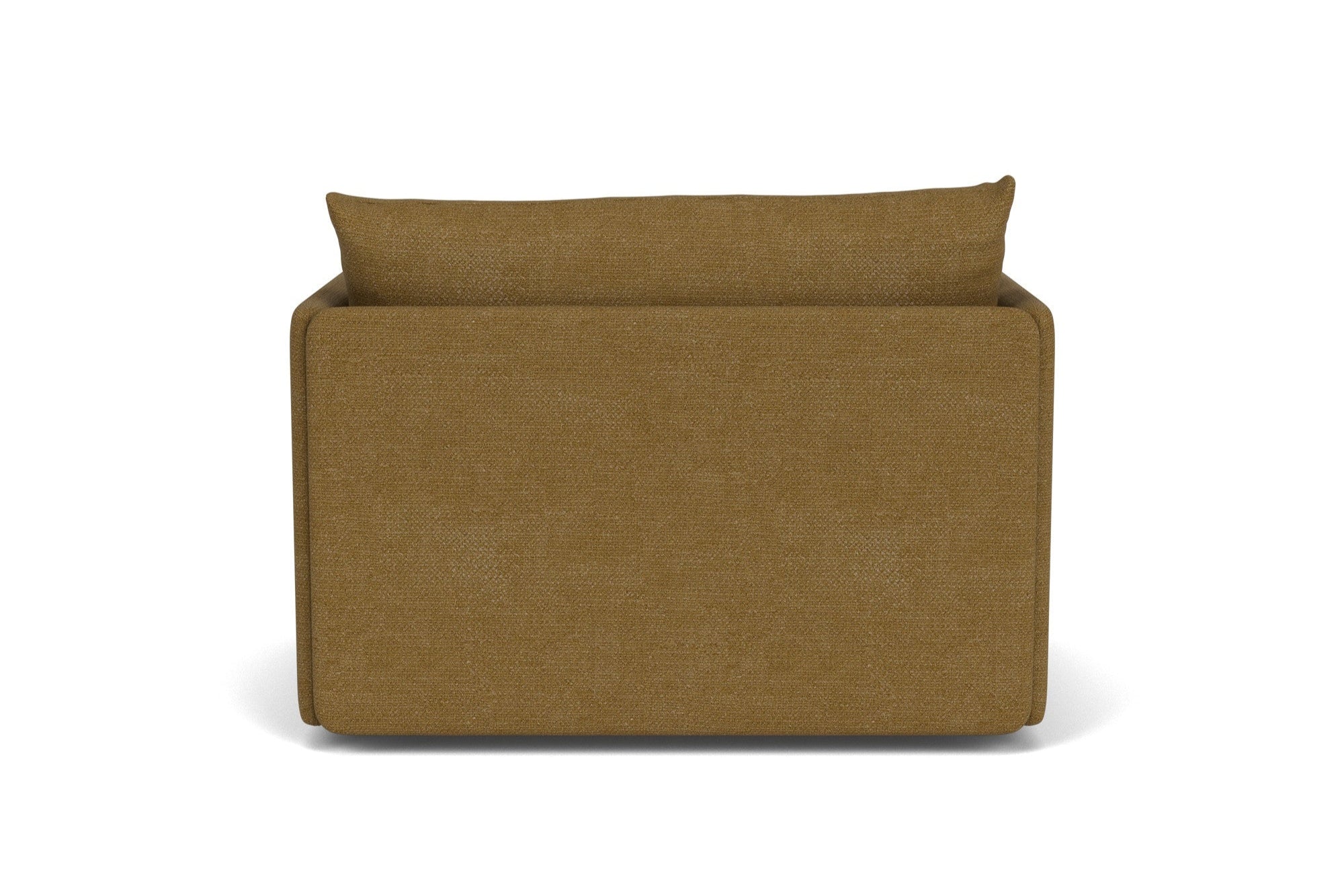 OFFSET mustard armchair