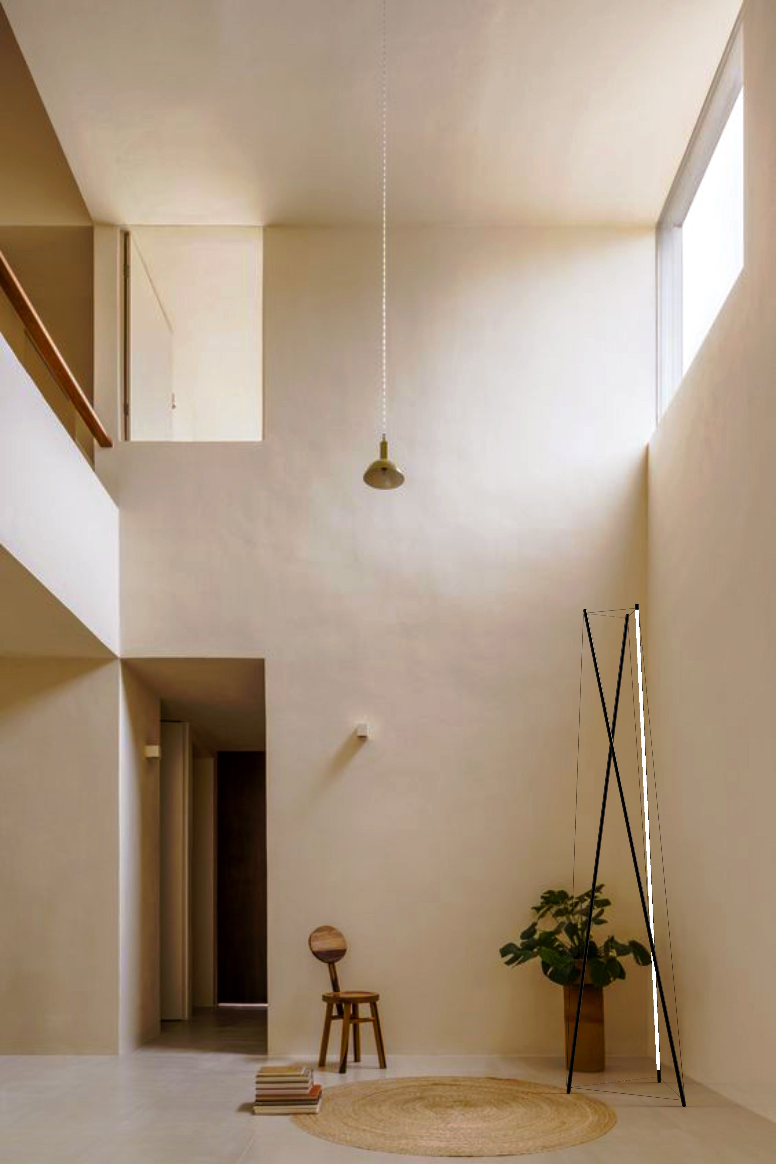 Vloerlamp TENSO zwart