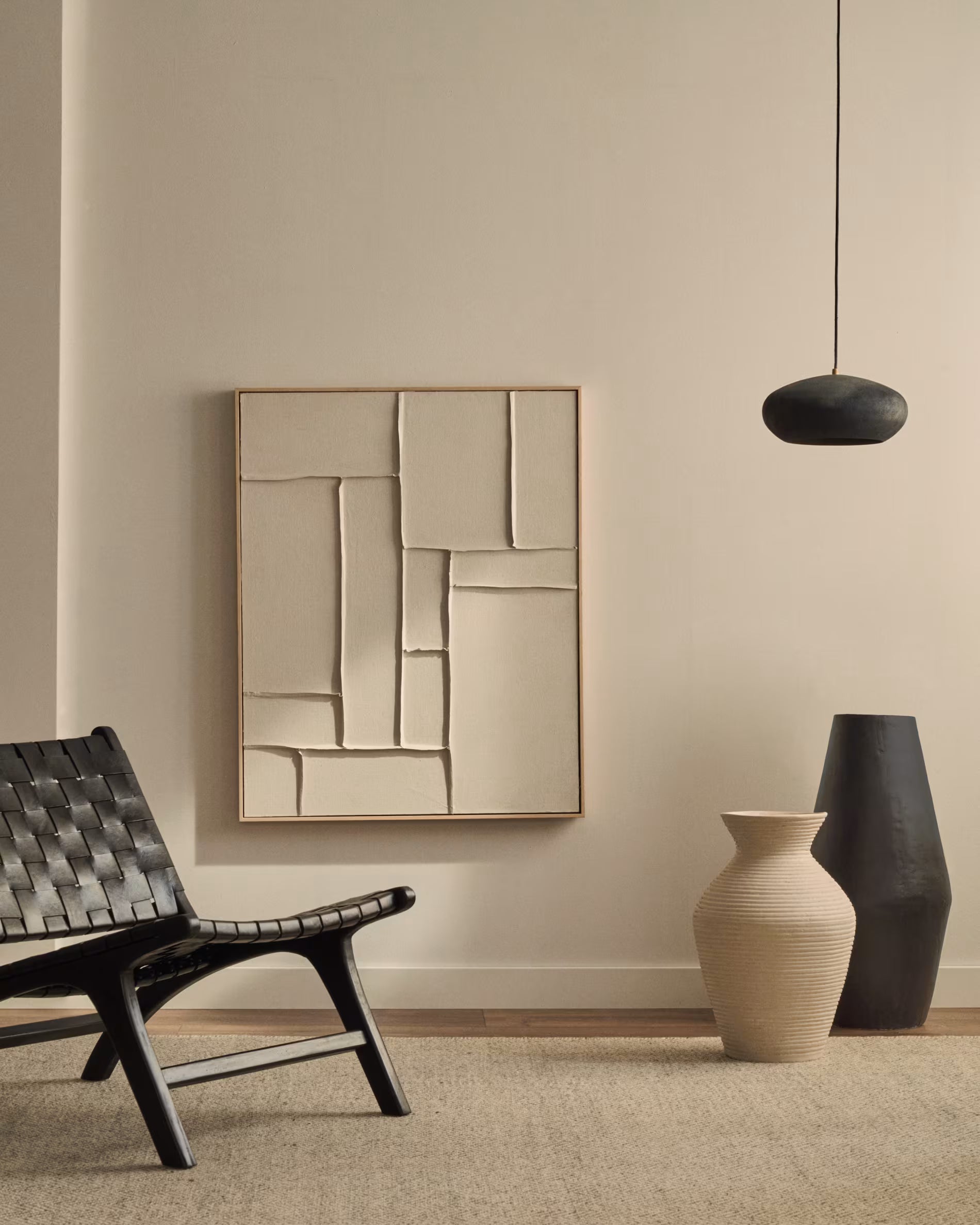 Schilderij KLIS wit canvas