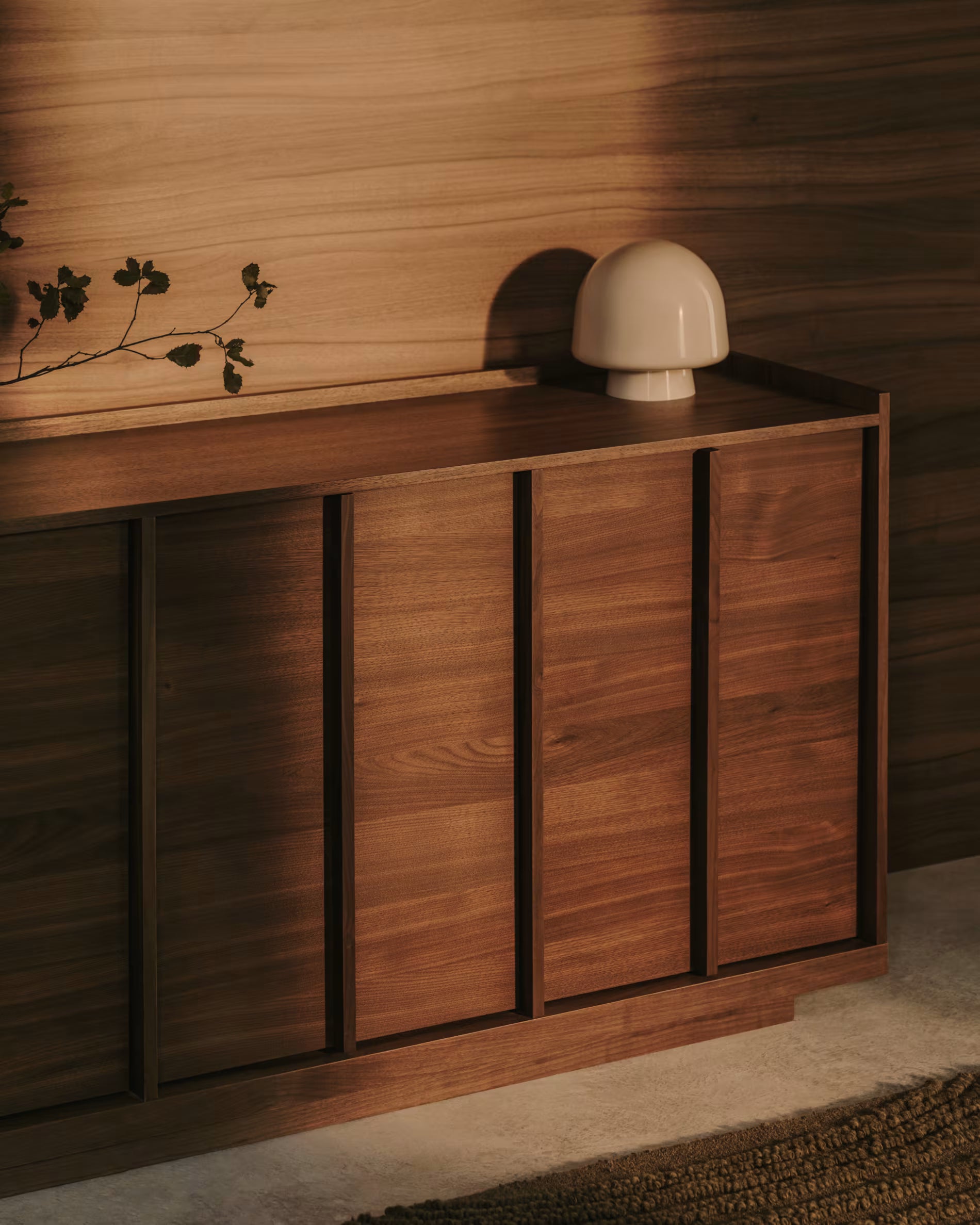 Dressoir met planken ONIX notenhout