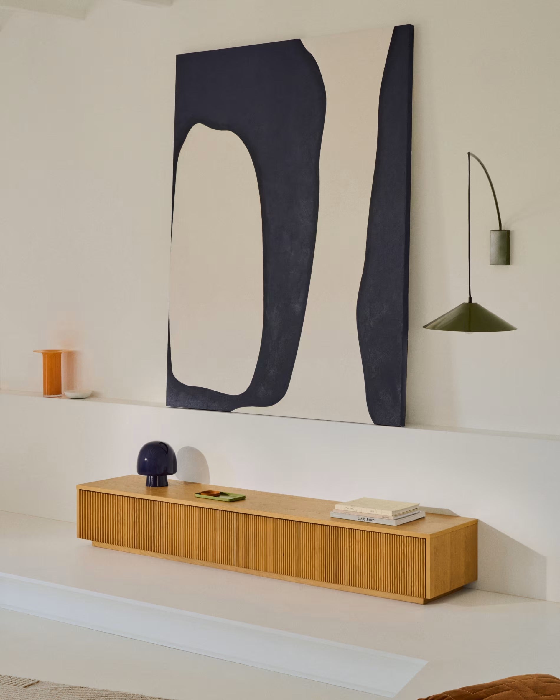 HELVINE eikenhouten TV-kast