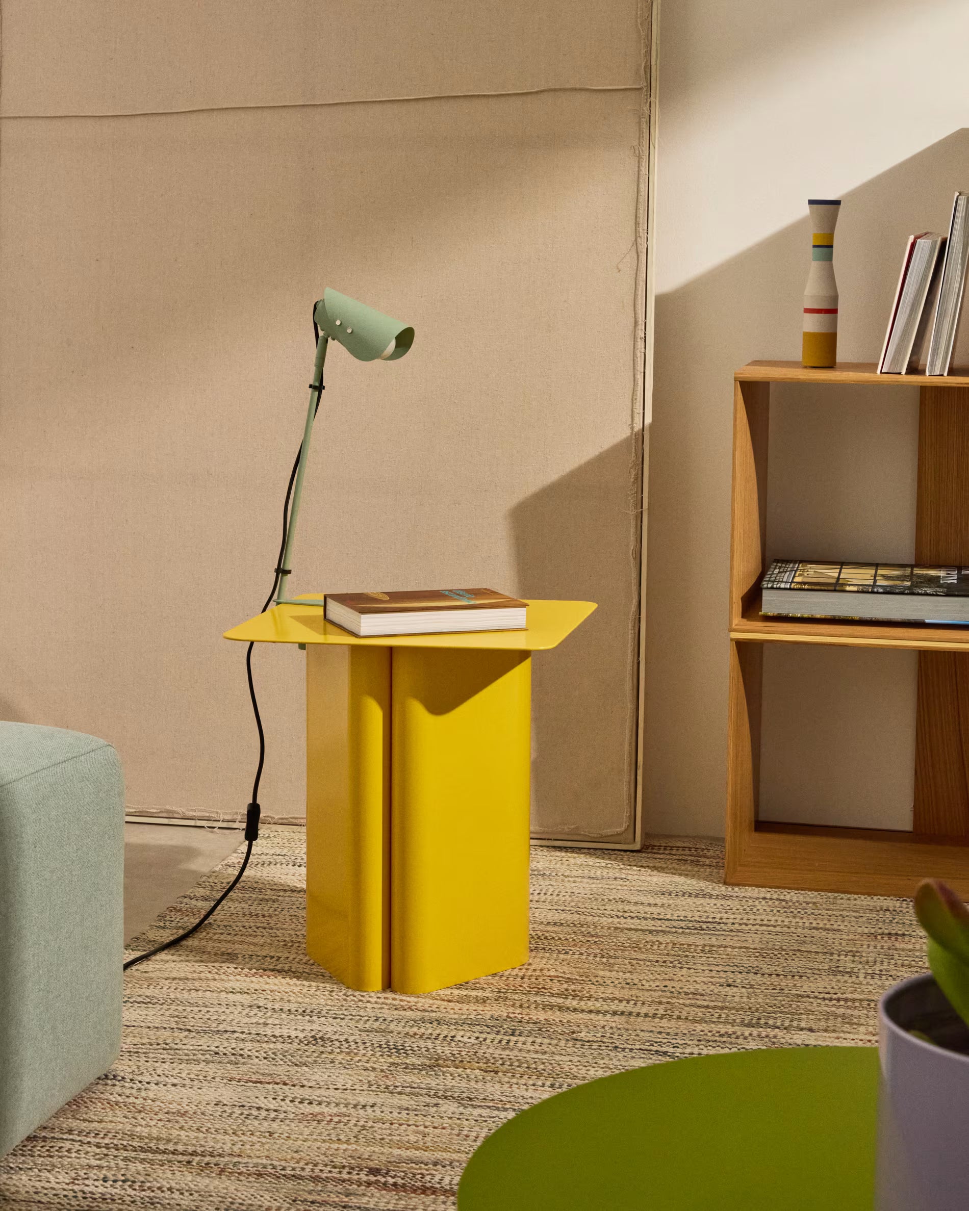 Bureau lamp met klem JULA groen