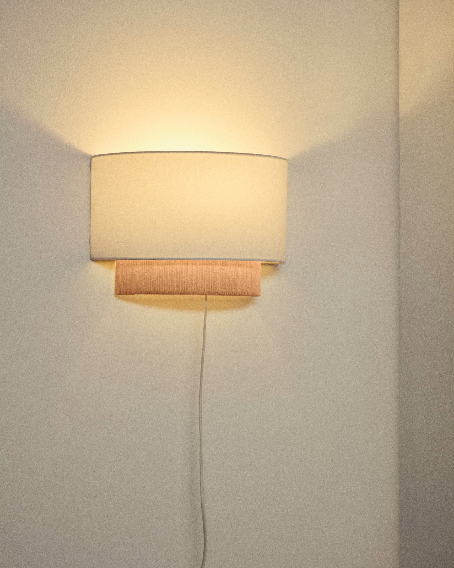Wandlamp BIANELLA beige met wit