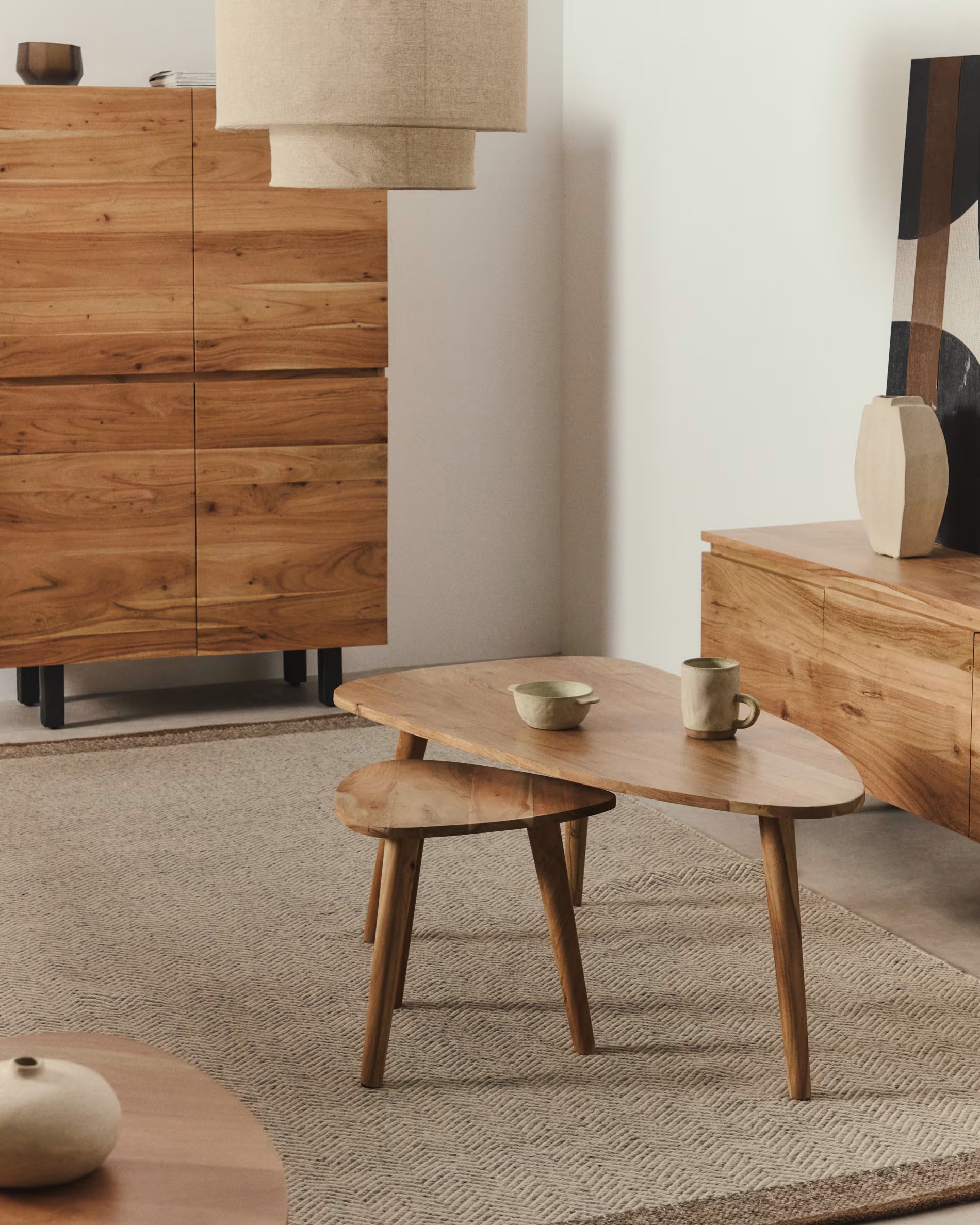 DUVANI acaciahouten salontafel