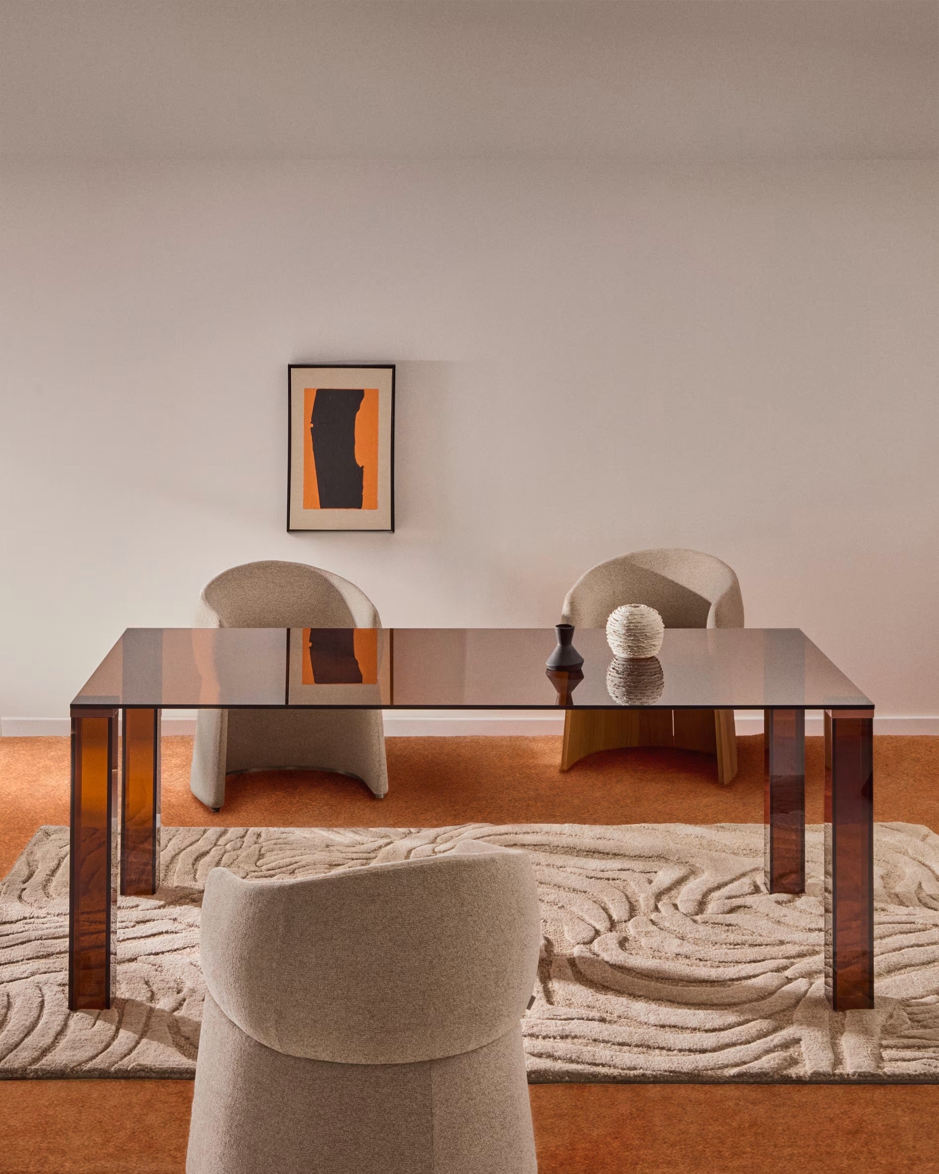 Tafel ADULARIA bruin gehard glas