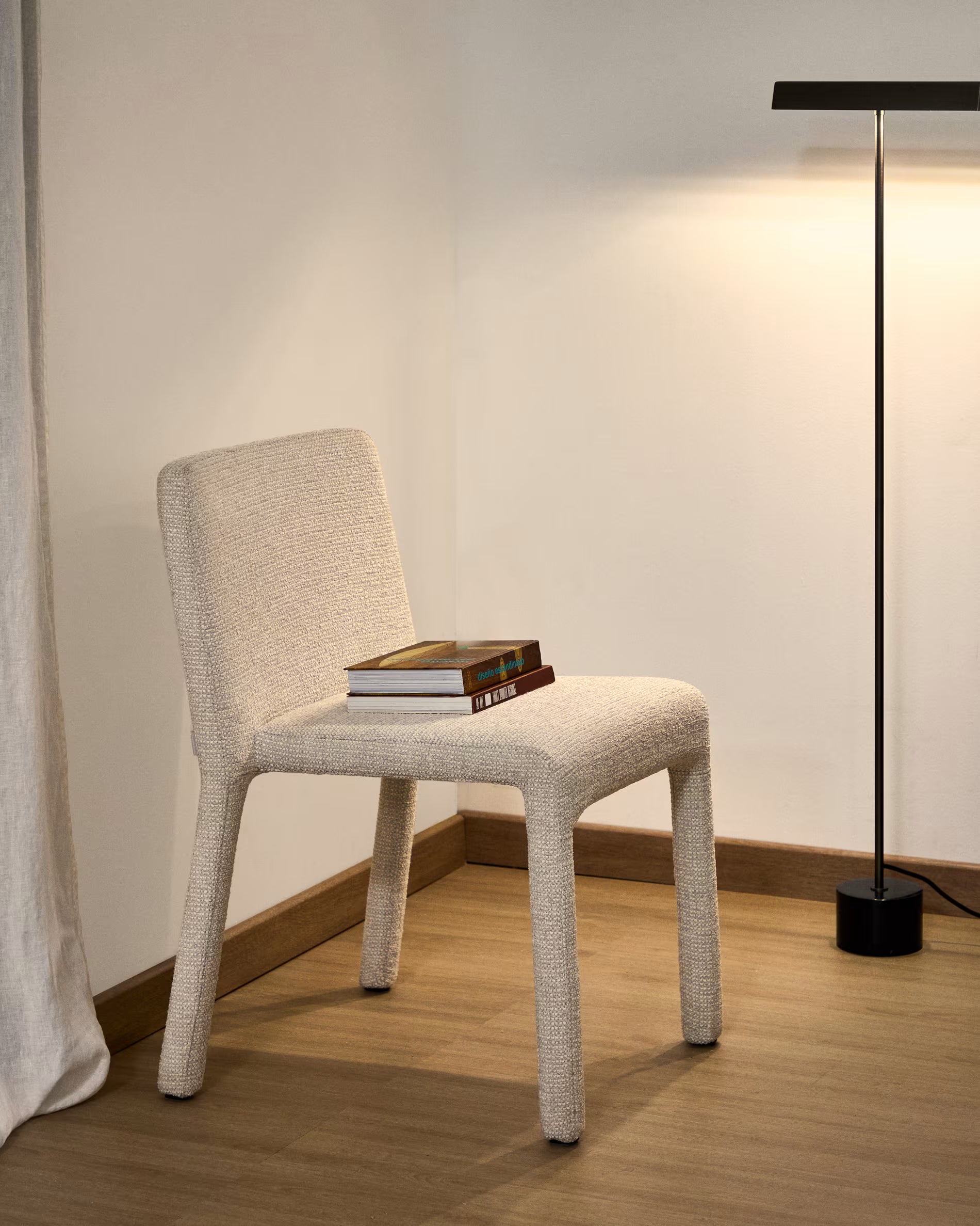 LORIA Chair Beige Chenille