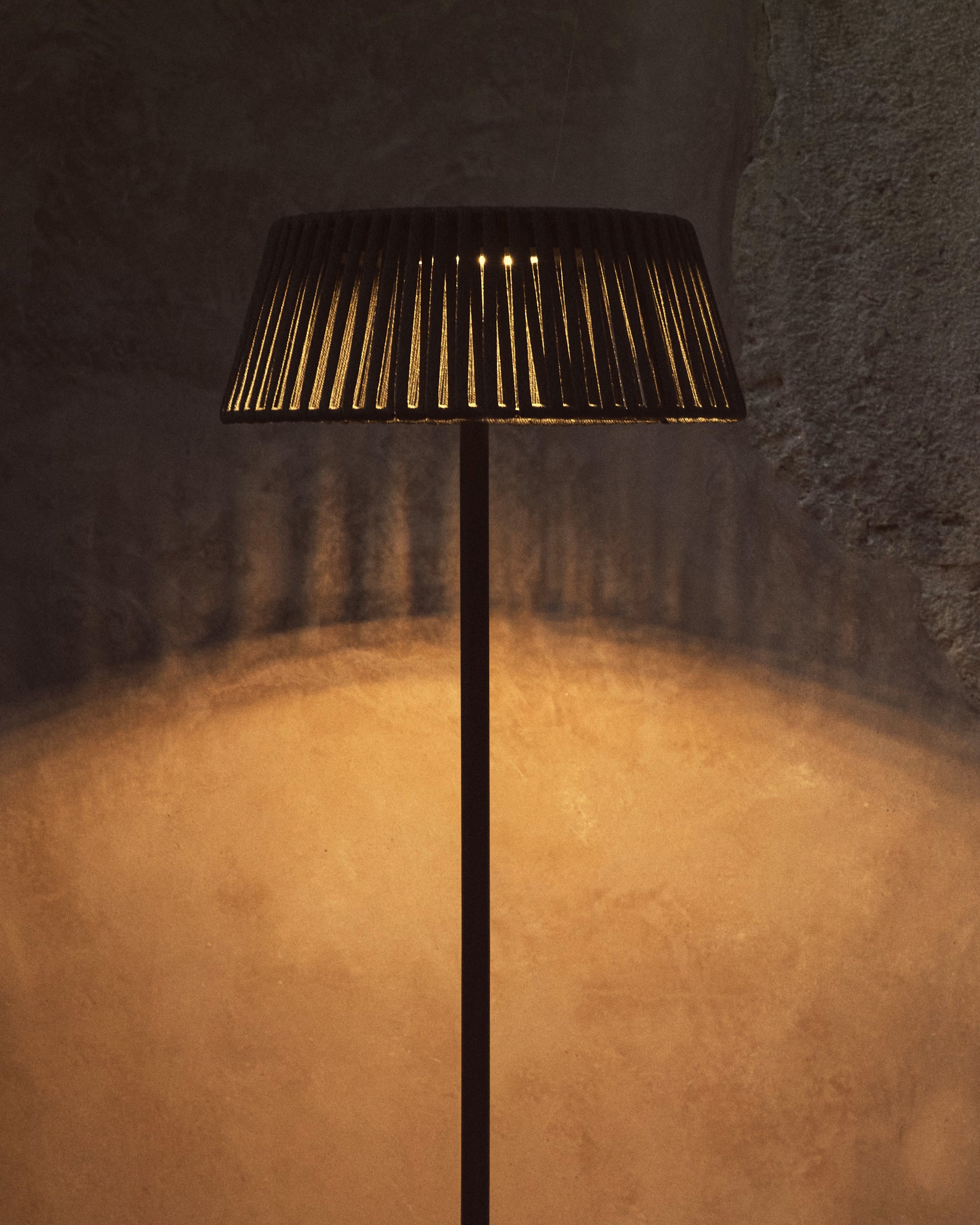 Solar-Stehlampe ALDET grün