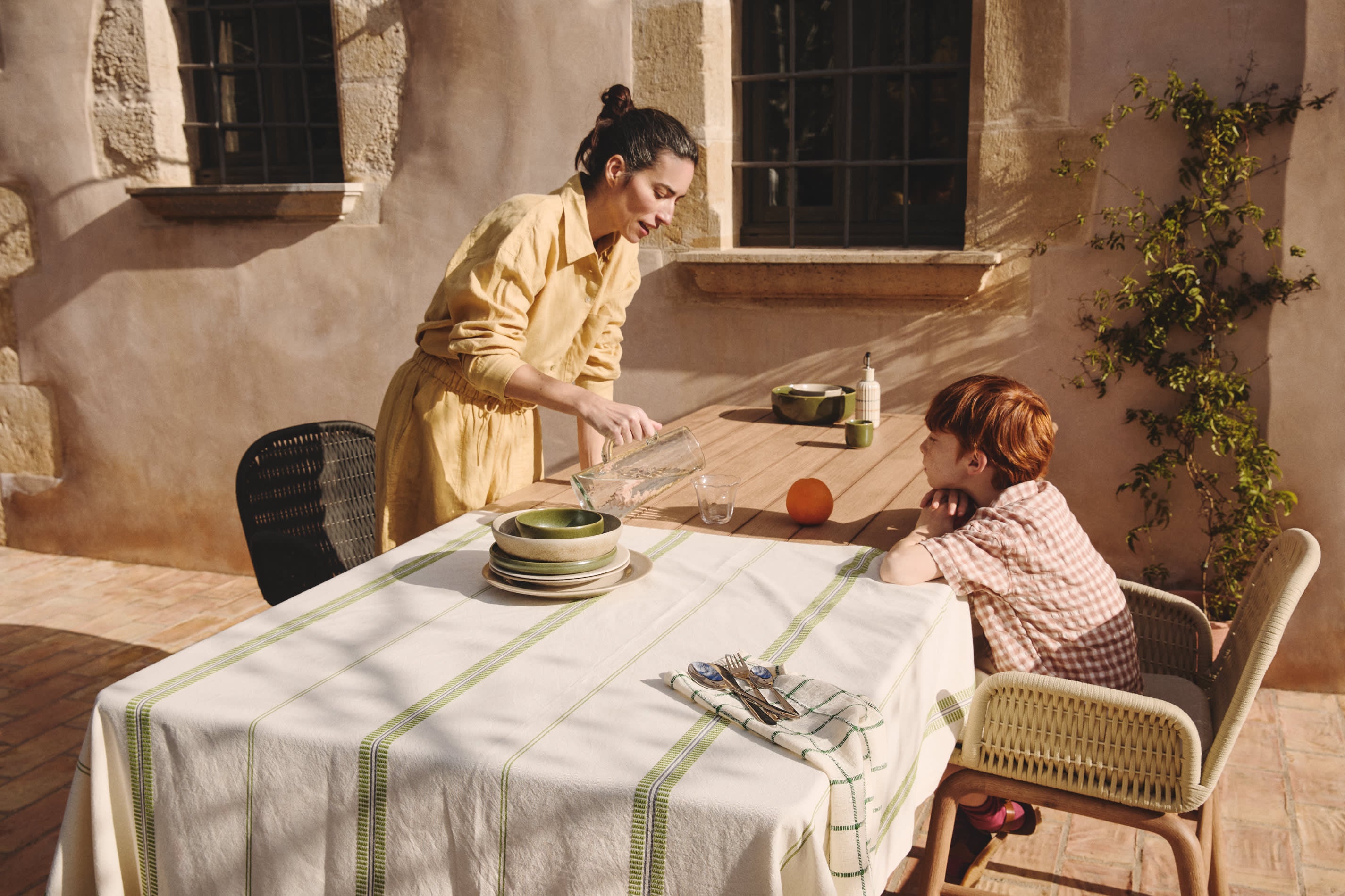 ALIPA Ecru Garden Chair with Armrests