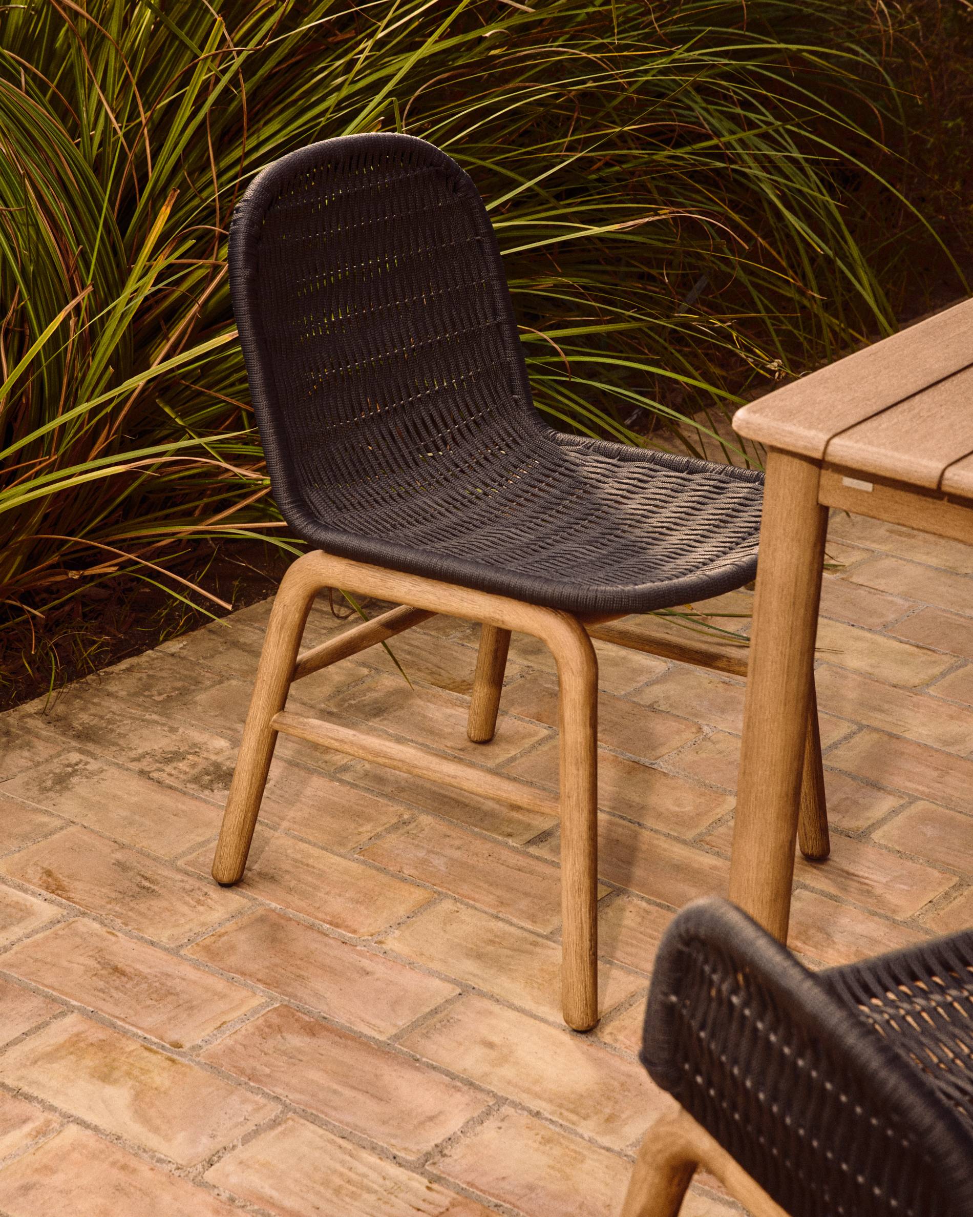 Gartenstuhl ALIPA dunkelgrau