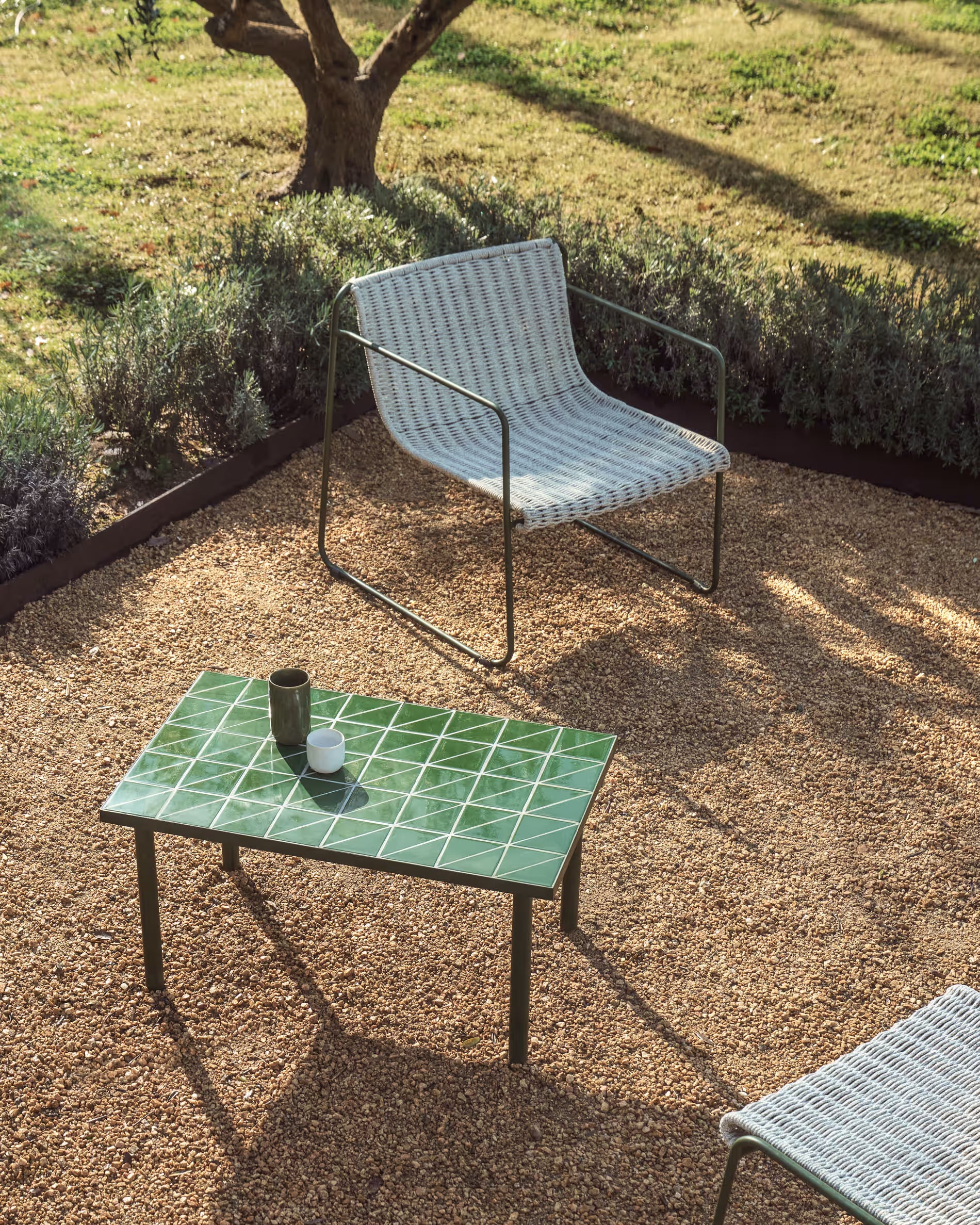 Tuin salontafel MAURINA groen