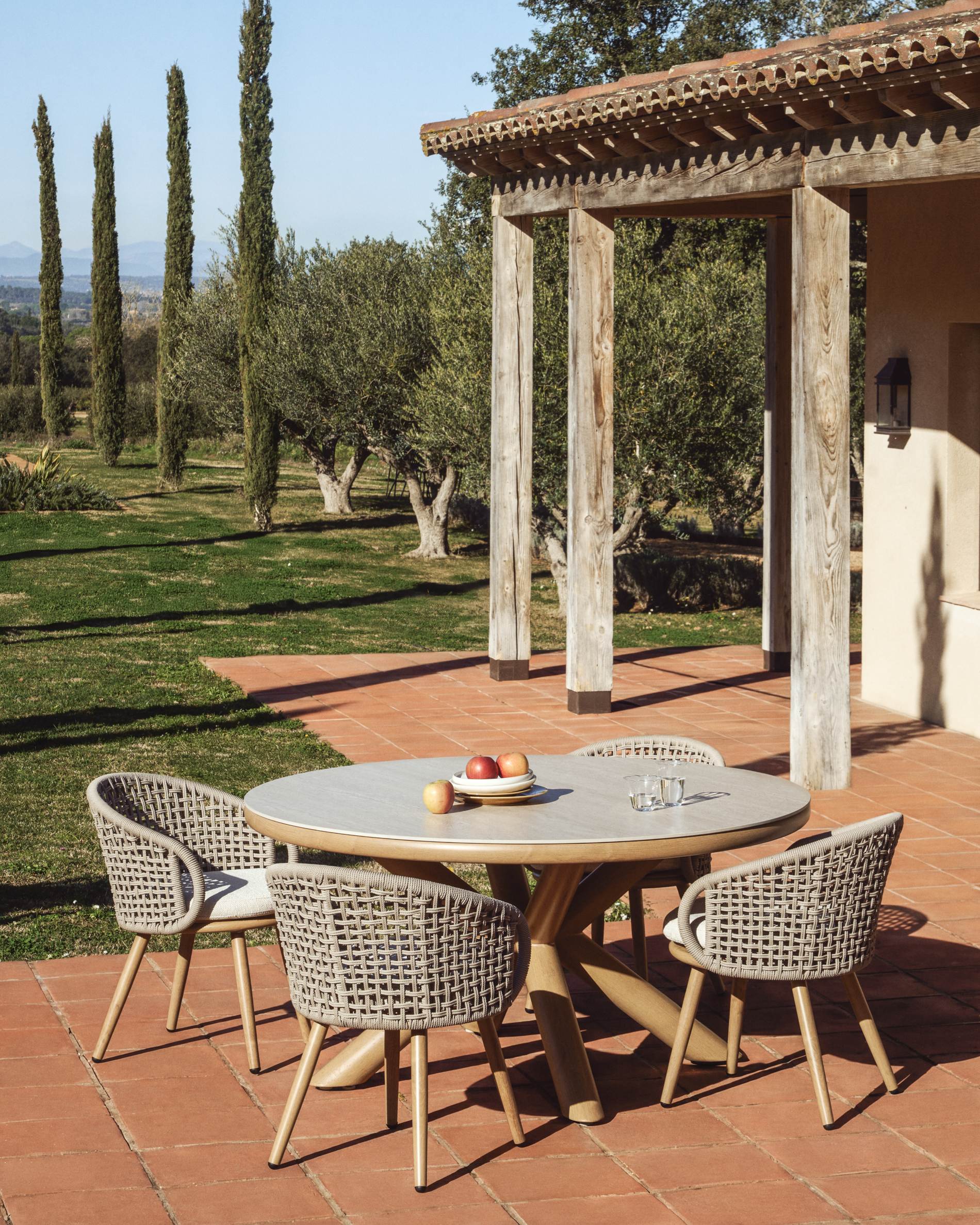 Tuinstoel LIDARIO taupe