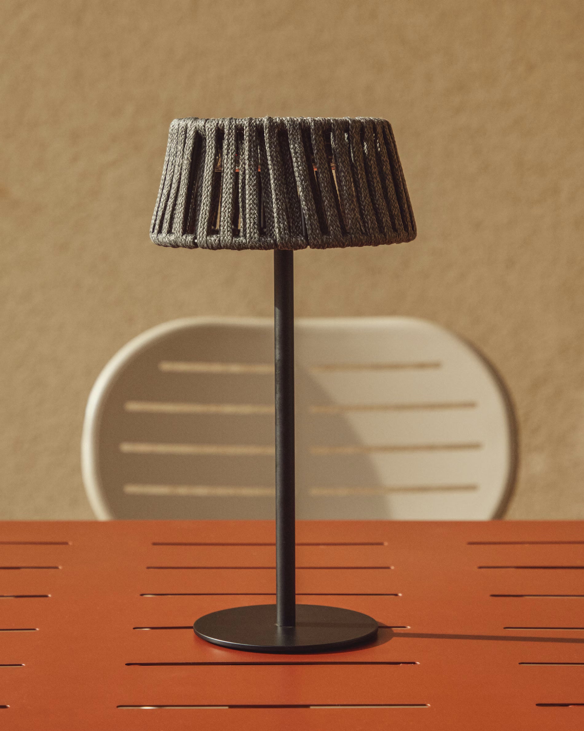 Lampa ogrodowa solarna ALDET czarny na taras i do ogrodu