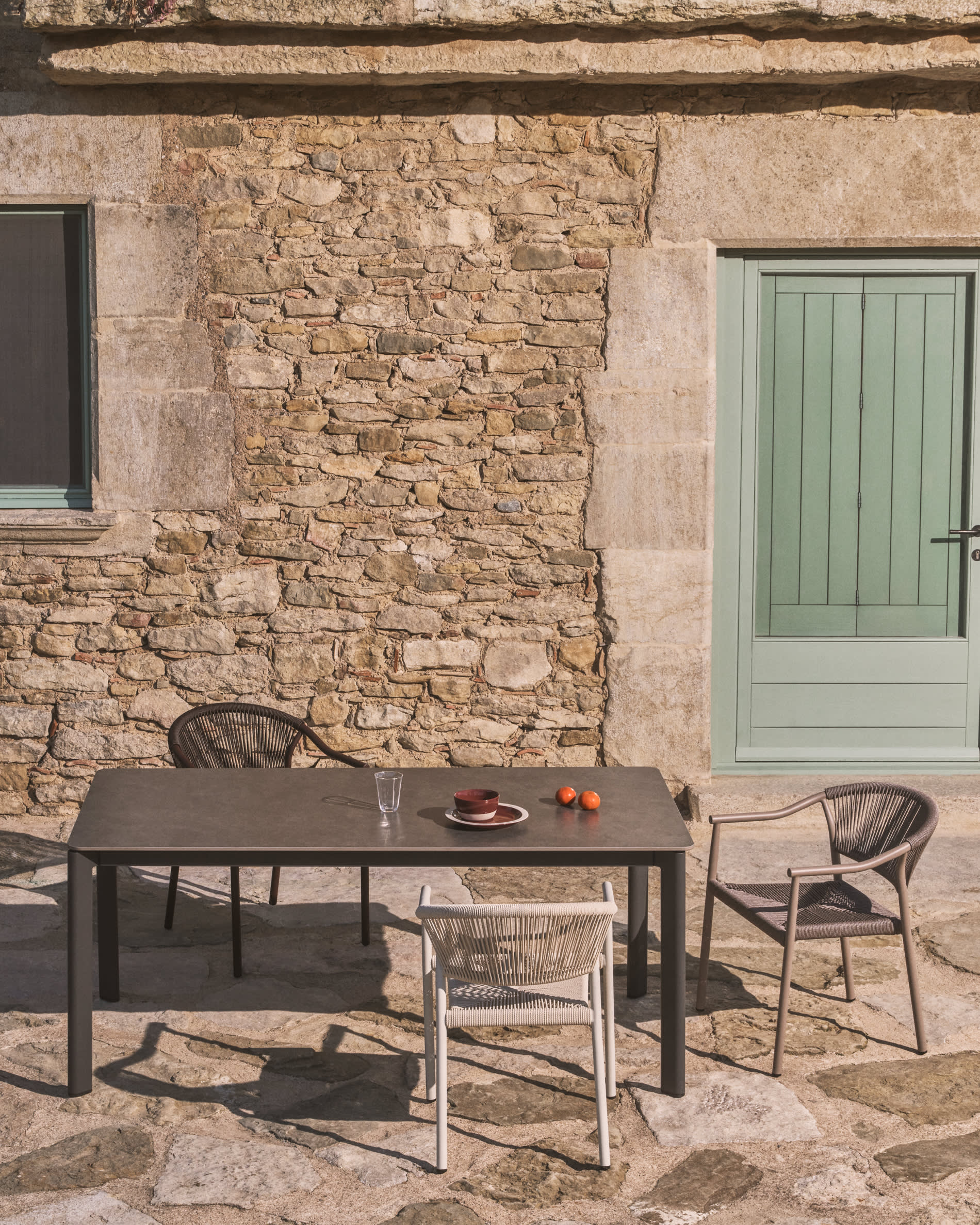 Tuinstoel LIVADIA taupe