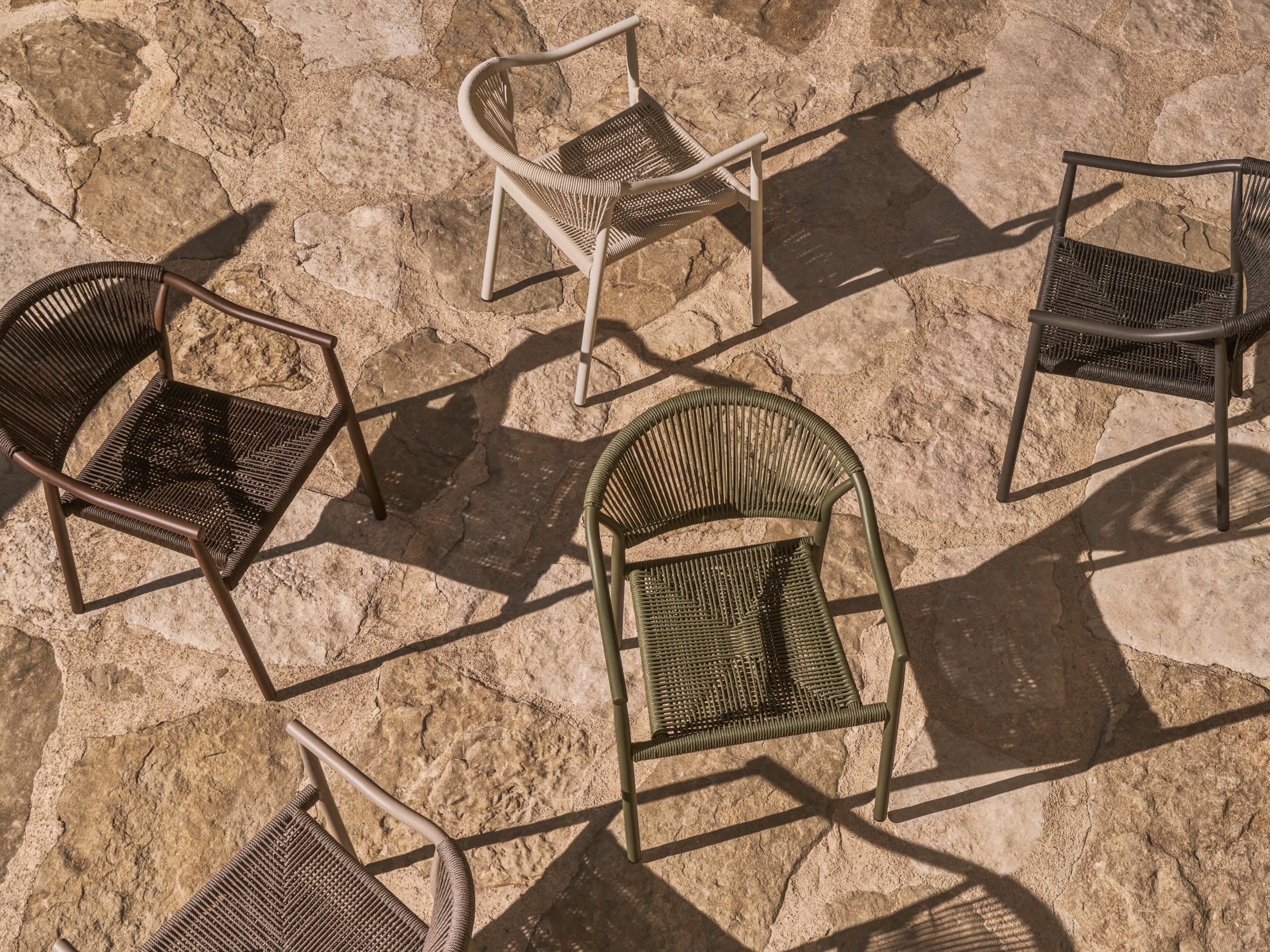 Gartenstuhl LIVADIA graphitfarben