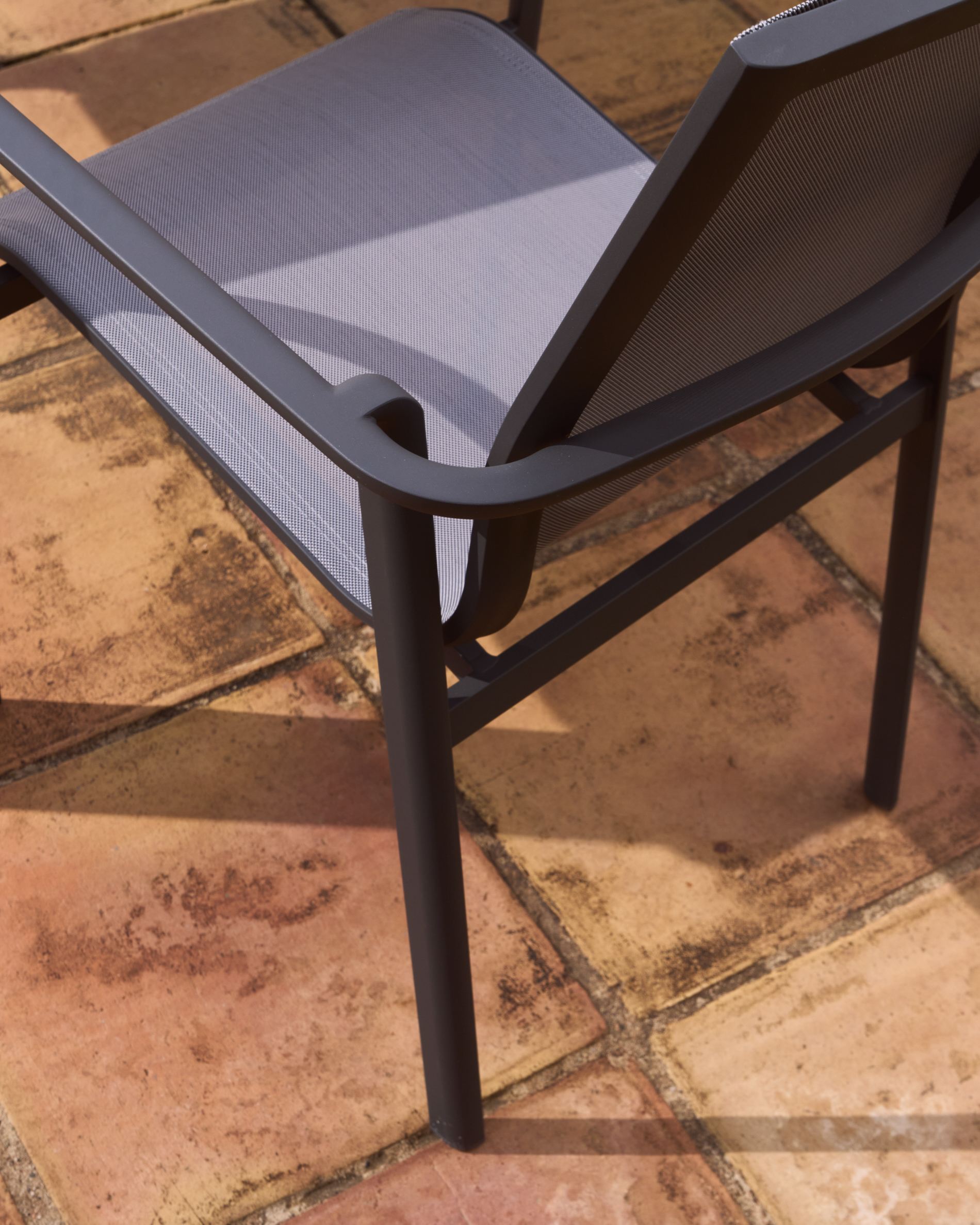 Gartenstuhl CANEA graphitfarben