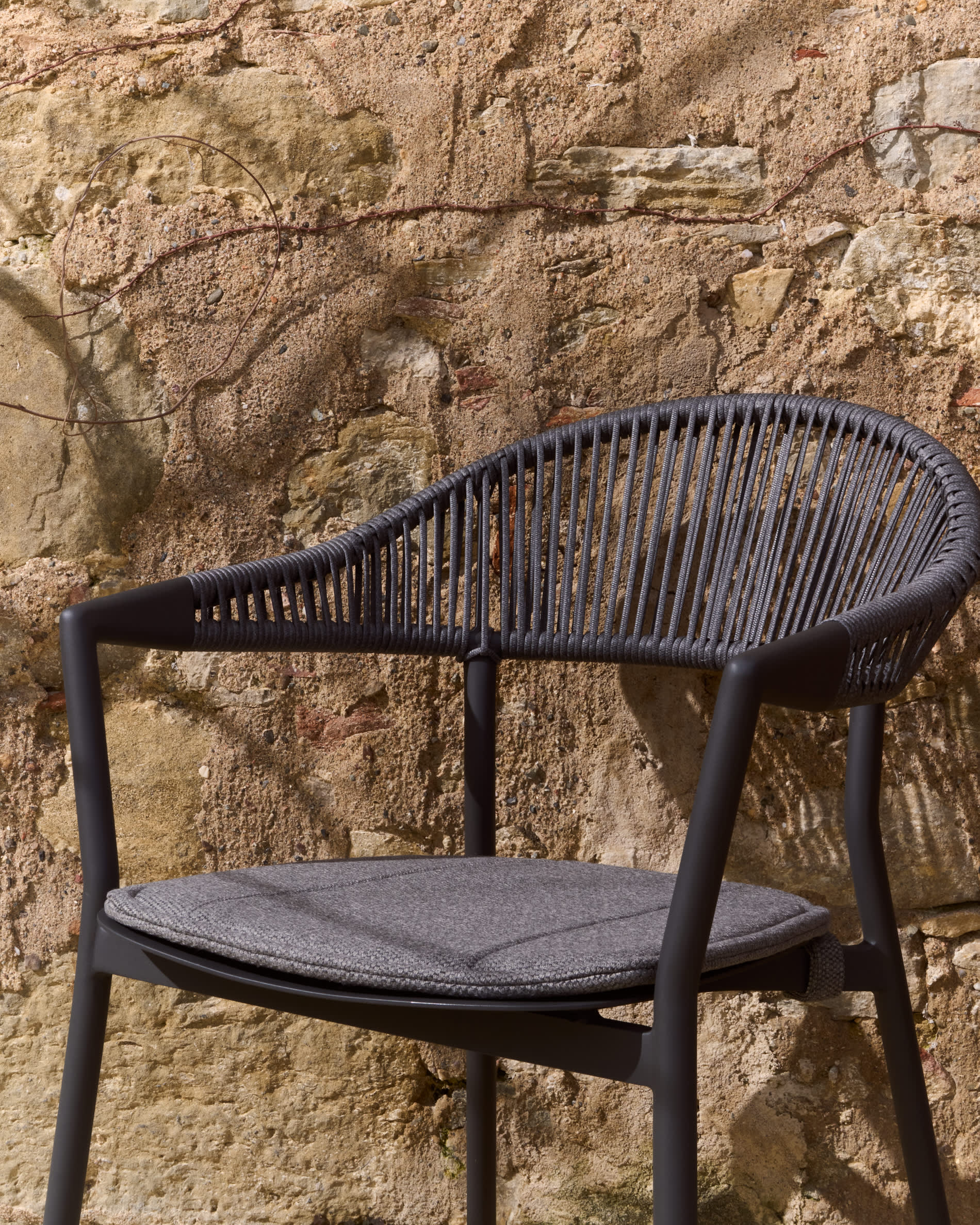 Tuinstoel ALIMIA grafiet