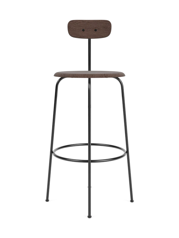 AFTEROOM stool dark oak veneer