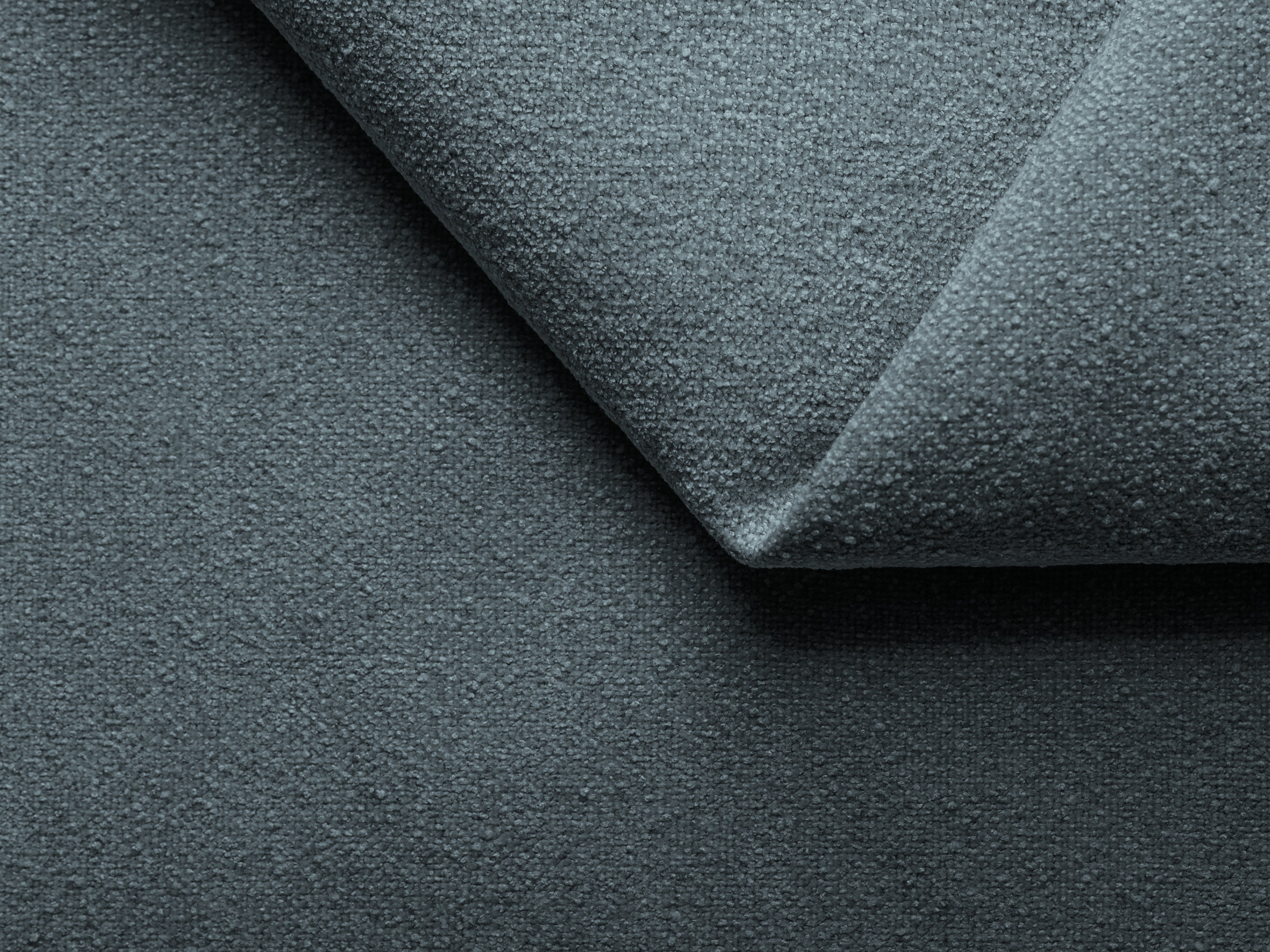 Modulares 3-Sitzer-Sofa AILANI in jeansblauem Boucle