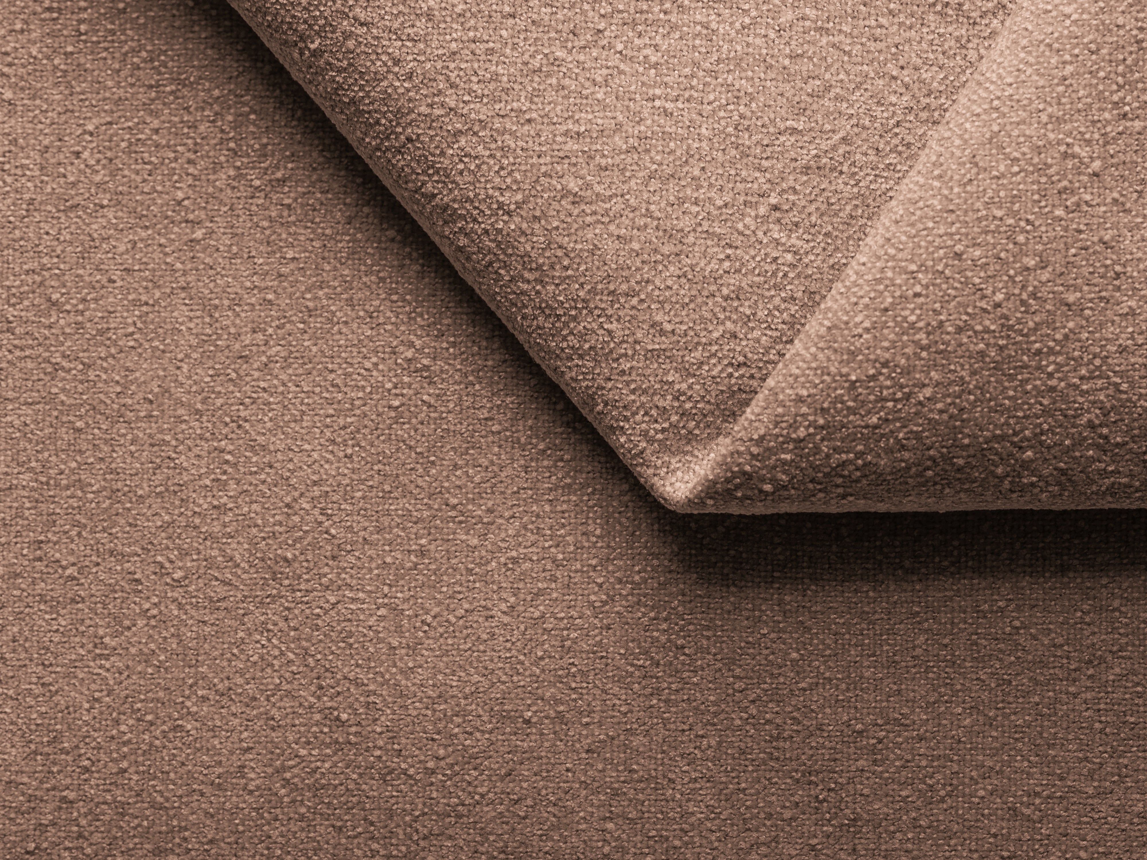 Modulares 3-Sitzer-Sofa AILANI puderrosa Boucle