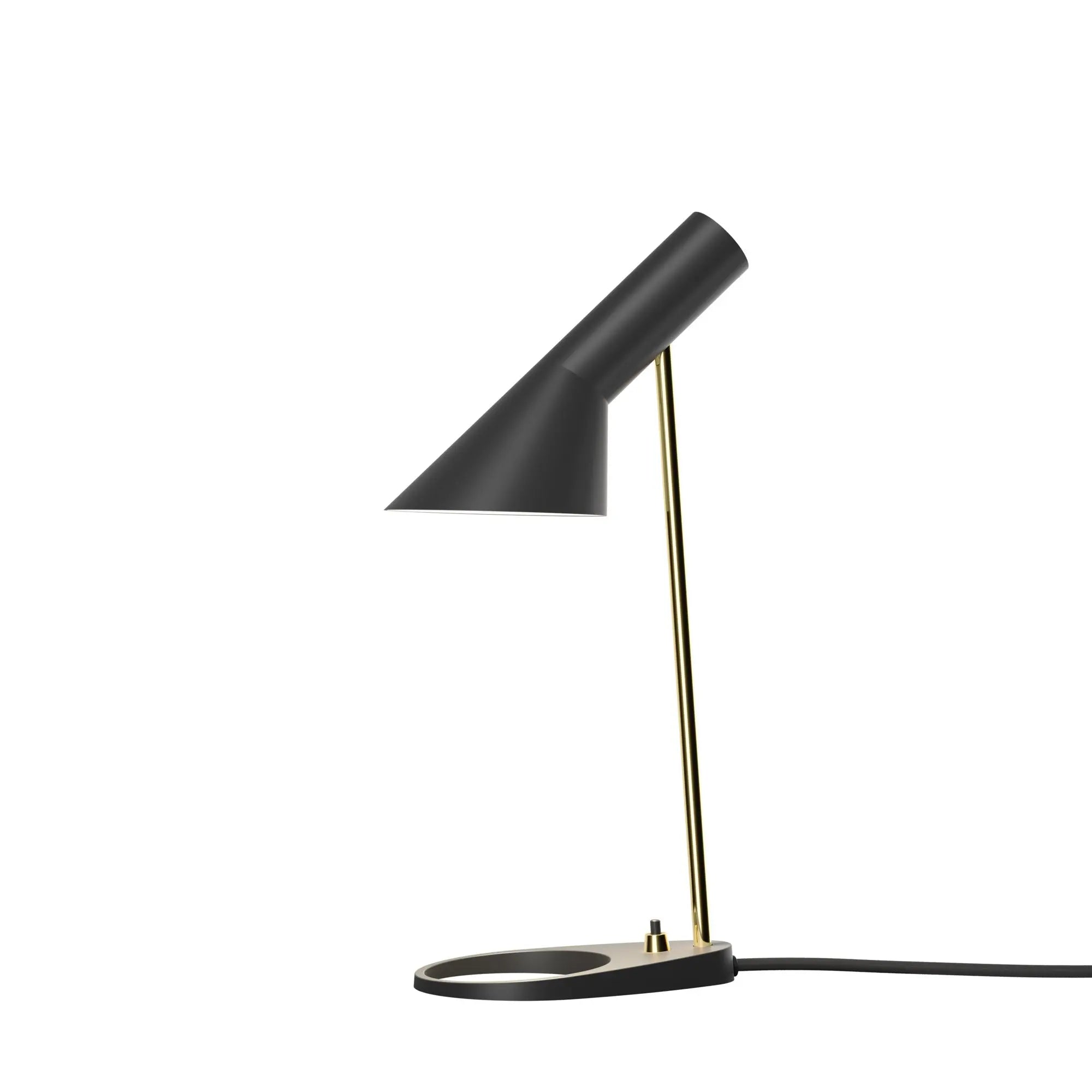Lampa stołowa AJ MINI czarny z mosiężnym – mosiądz, Louis Poulsen
