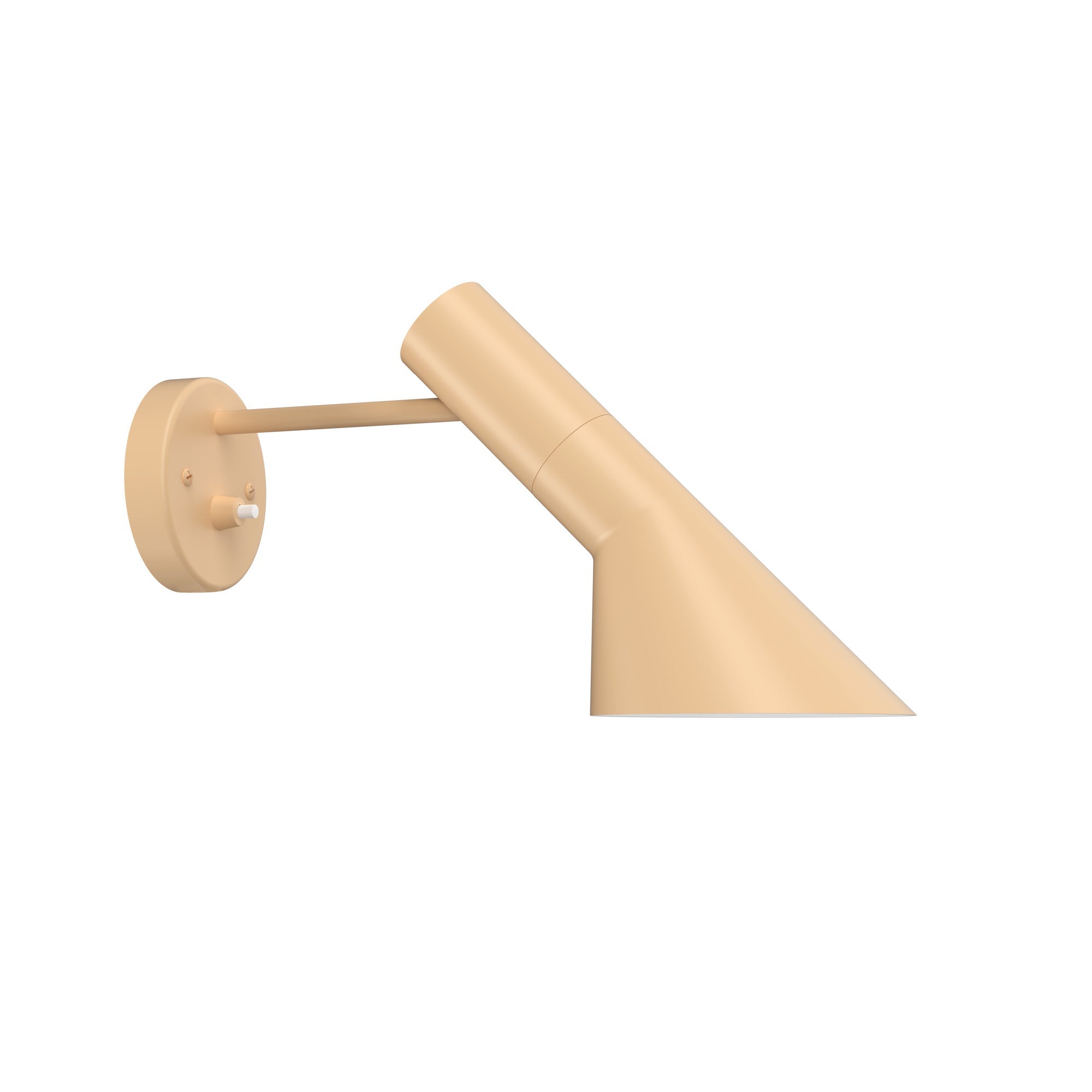 Wandlamp AJ warm zandkleurig