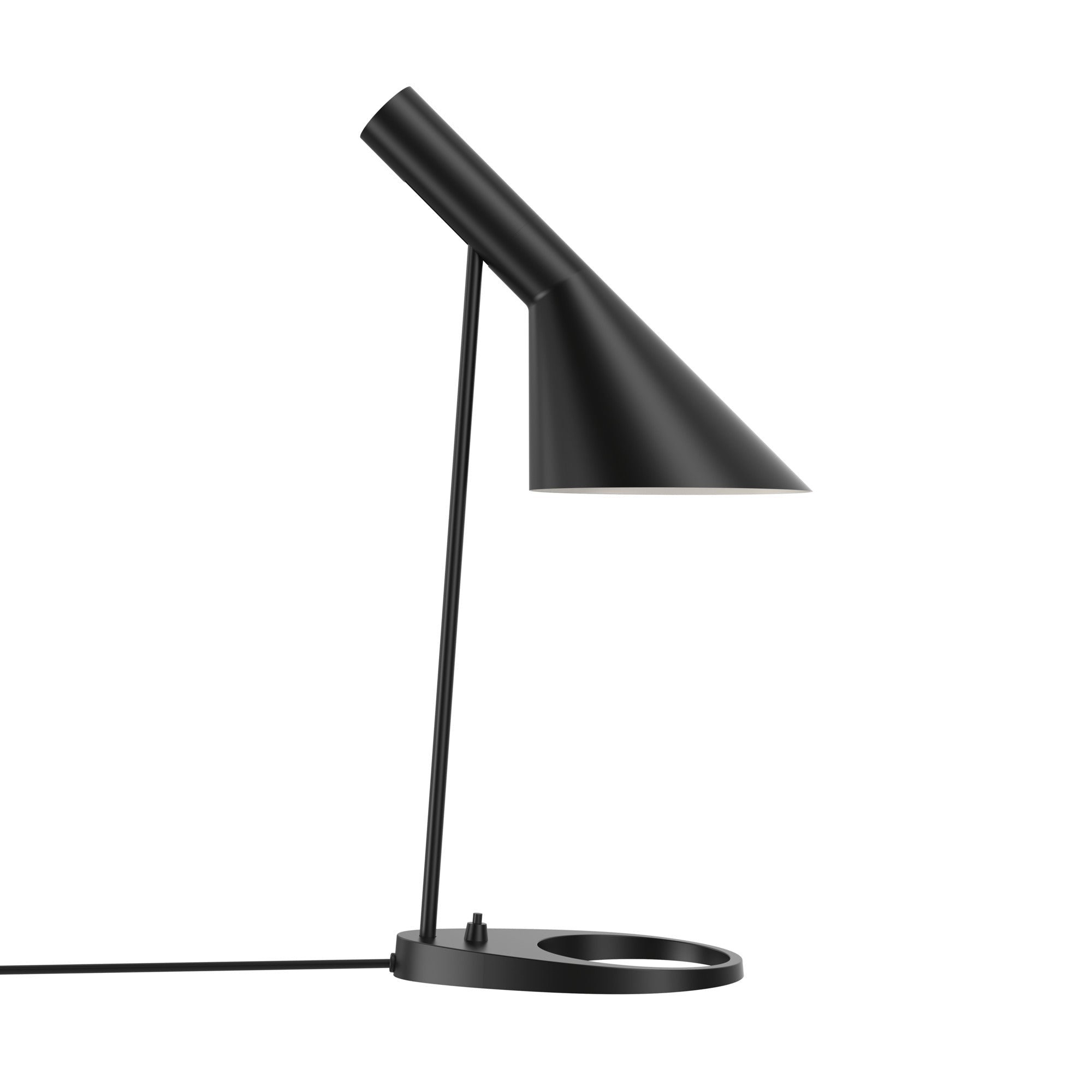 AJ black table lamp
