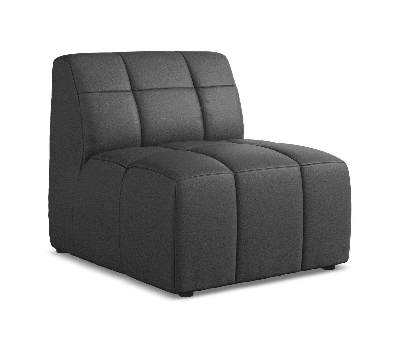 Fauteuil / module ALOHA grijs ecologisch leer