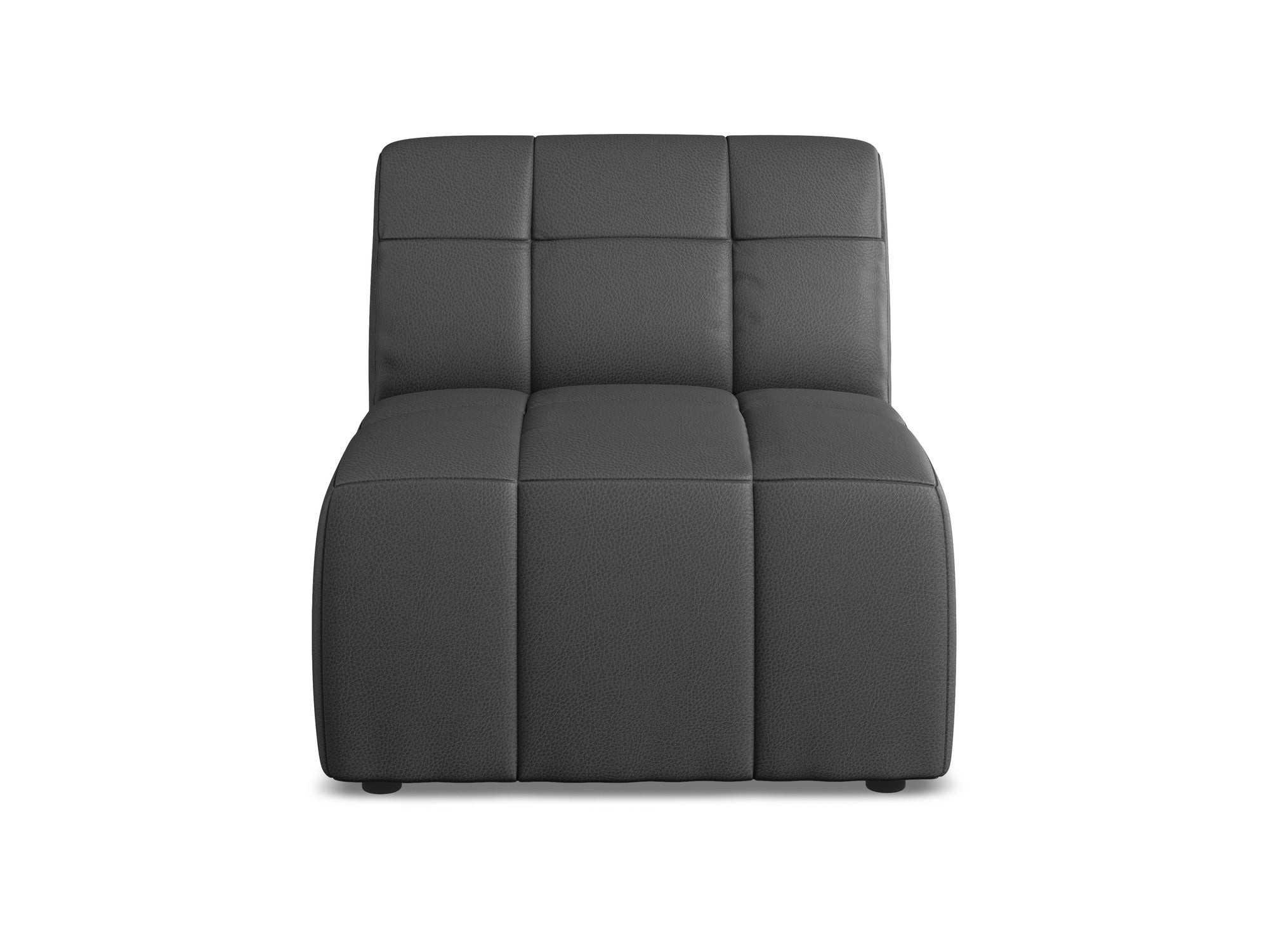 Fauteuil / module ALOHA grijs ecologisch leer