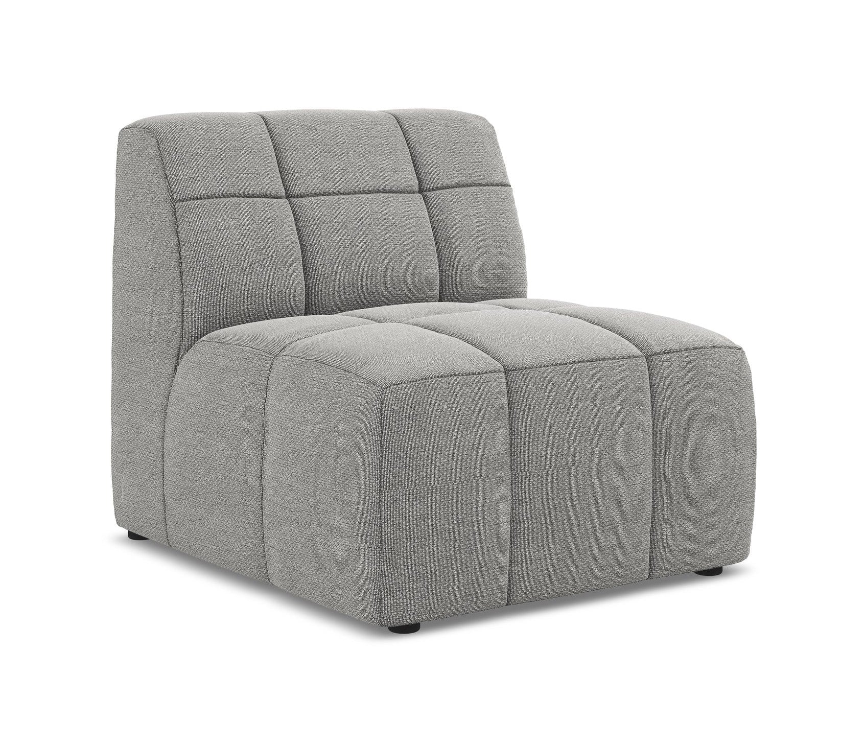 Fauteuil / module ALOHA lichtgrijze boucle