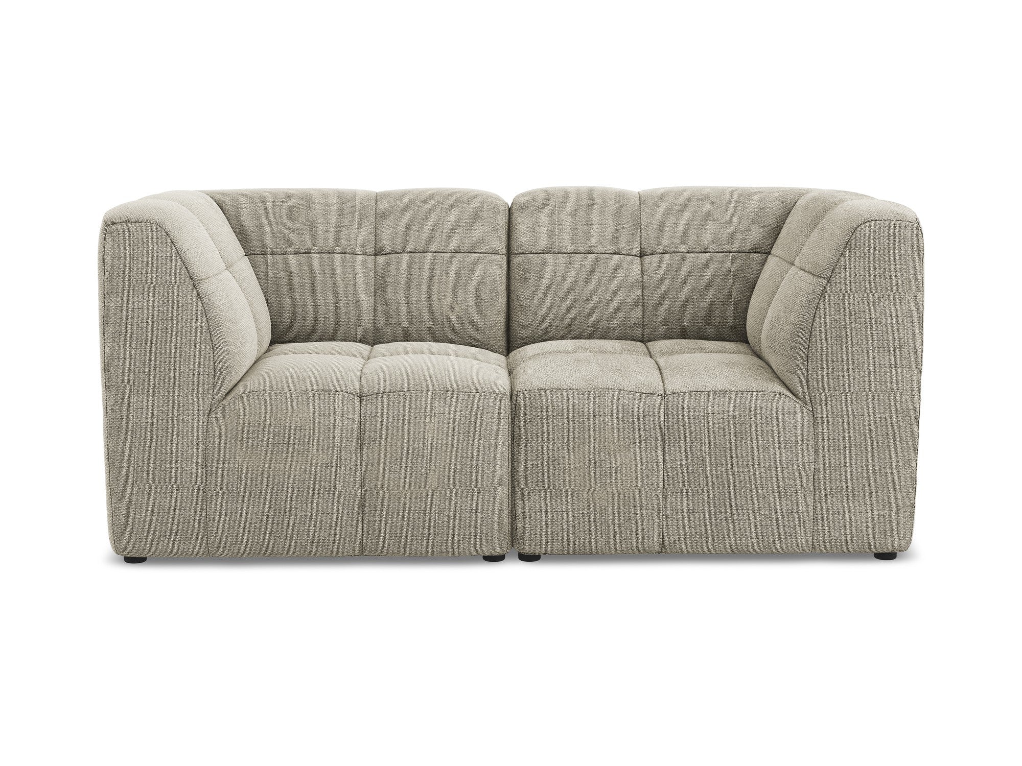 Modulares 2-Sitzer Sofa ALOHA taupe Boucle