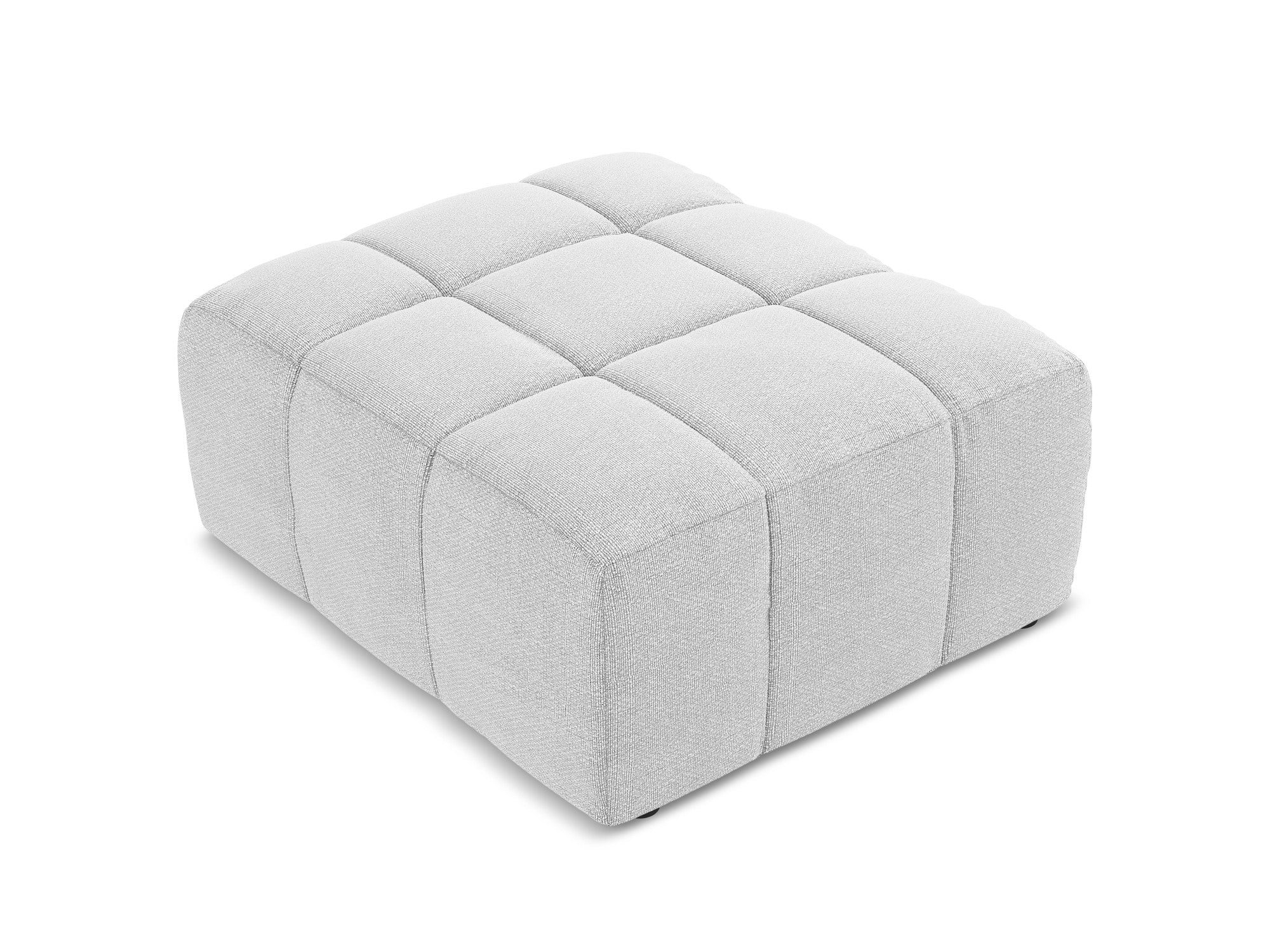 Pouf / Modul ALOHA silberner Boucle