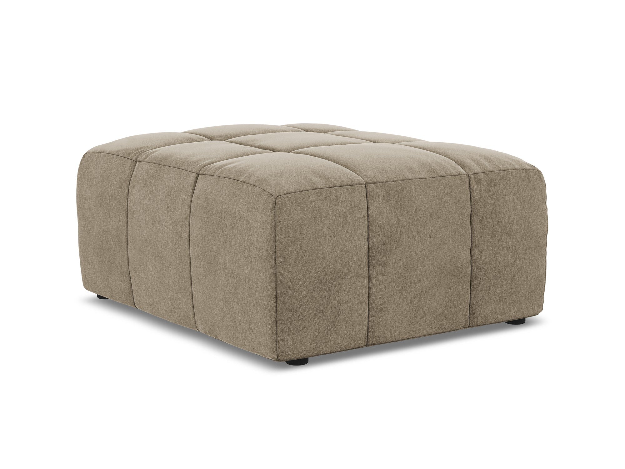 Puf / modulaire fluwelen ALOHA beige