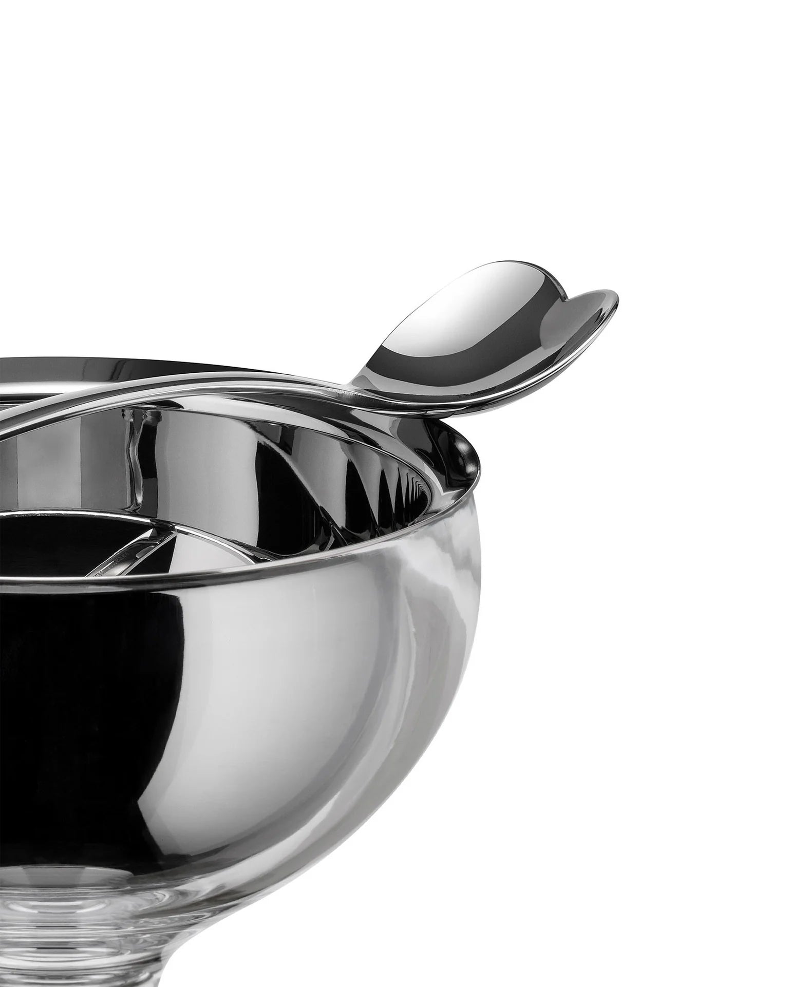 Pucharek voor ijs BIG LOVE roze