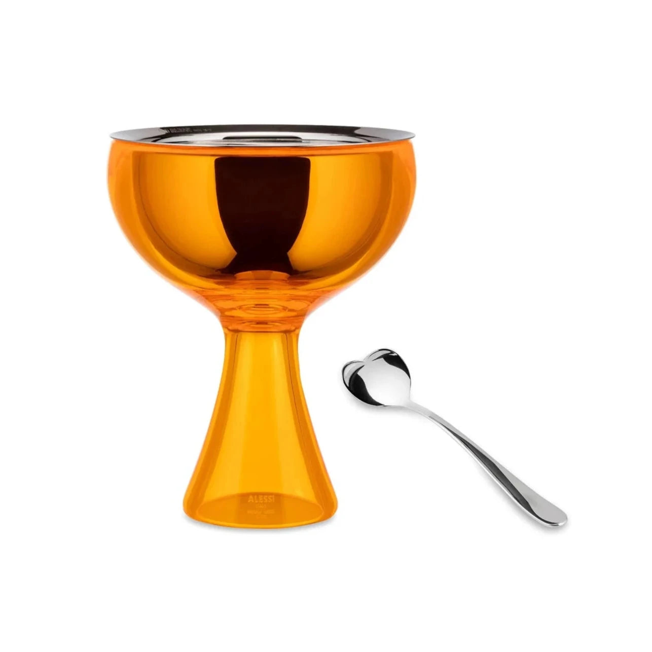 Pucharek voor ijs BIG LOVE oranje