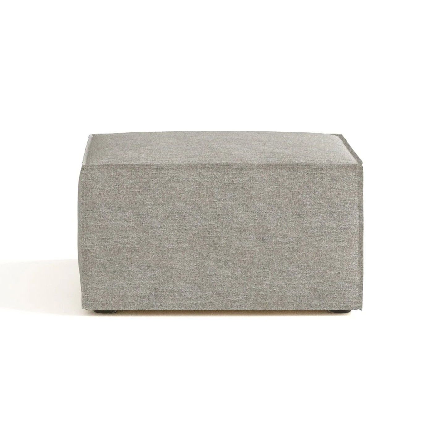 Modulares Sofa ANDO - hellgrauer Pouf