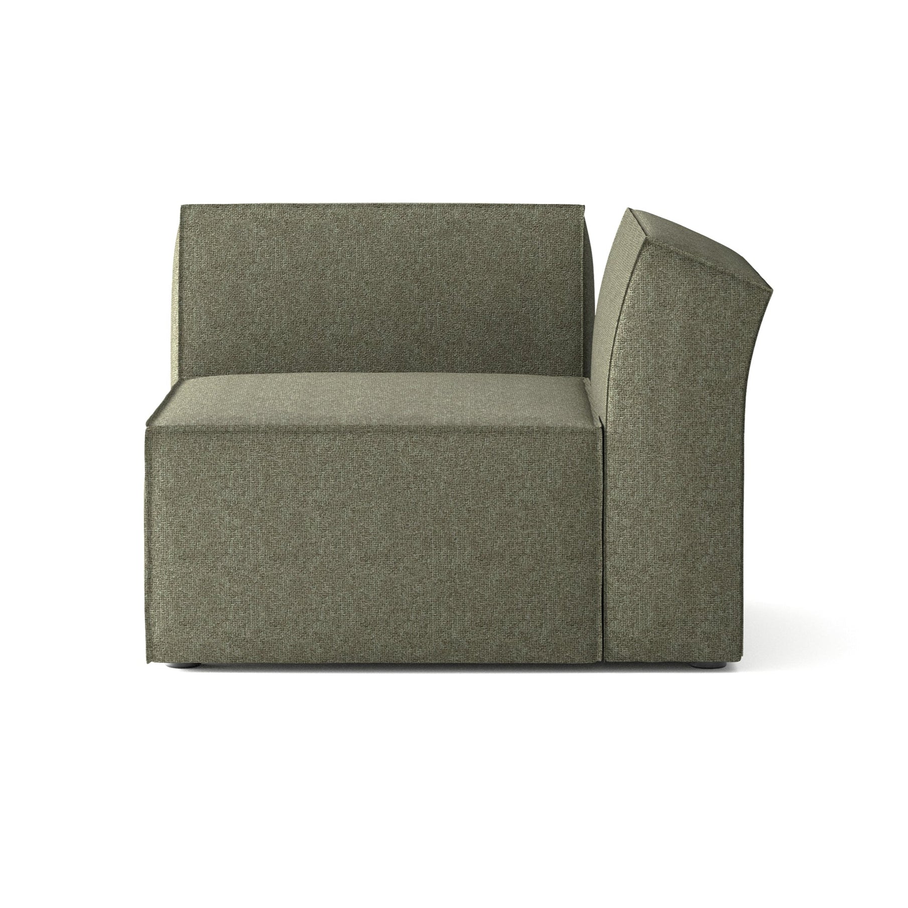 Modulares Sofa ANDO - rechtes Modul grün